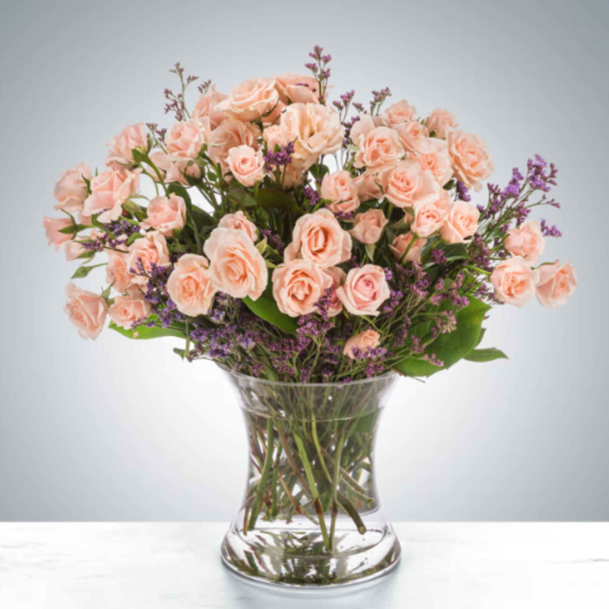 A chic twist on sending somebody the classic dozen, spray roses are