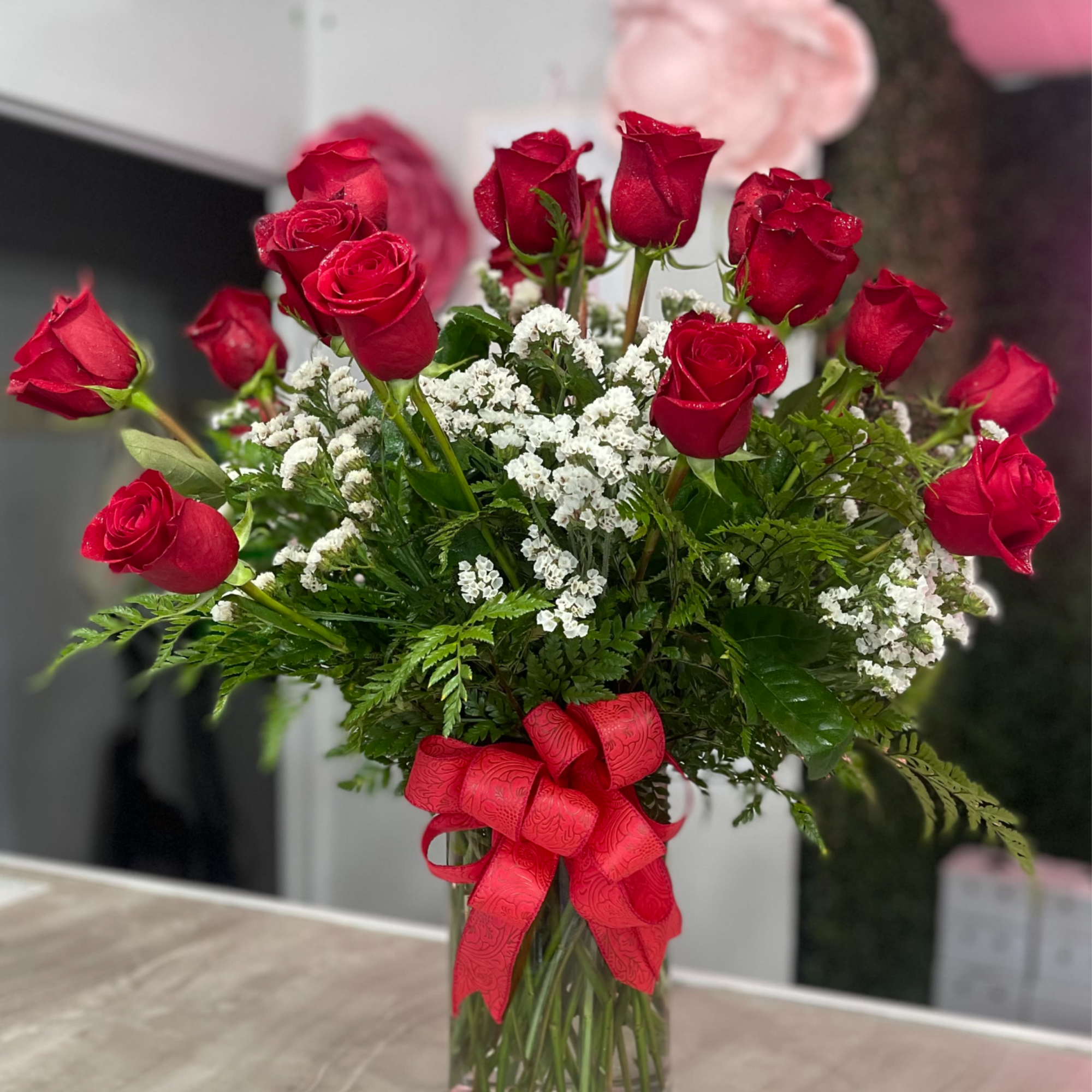 Red roses are timeless, classic and iconic. Whether it's a romantic gesture