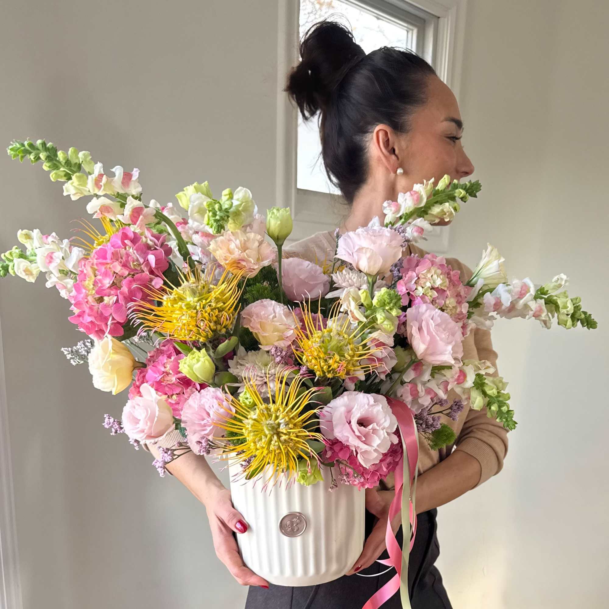 Garden Sonata is a refined, artistic arrangement inspired by the rhythm and