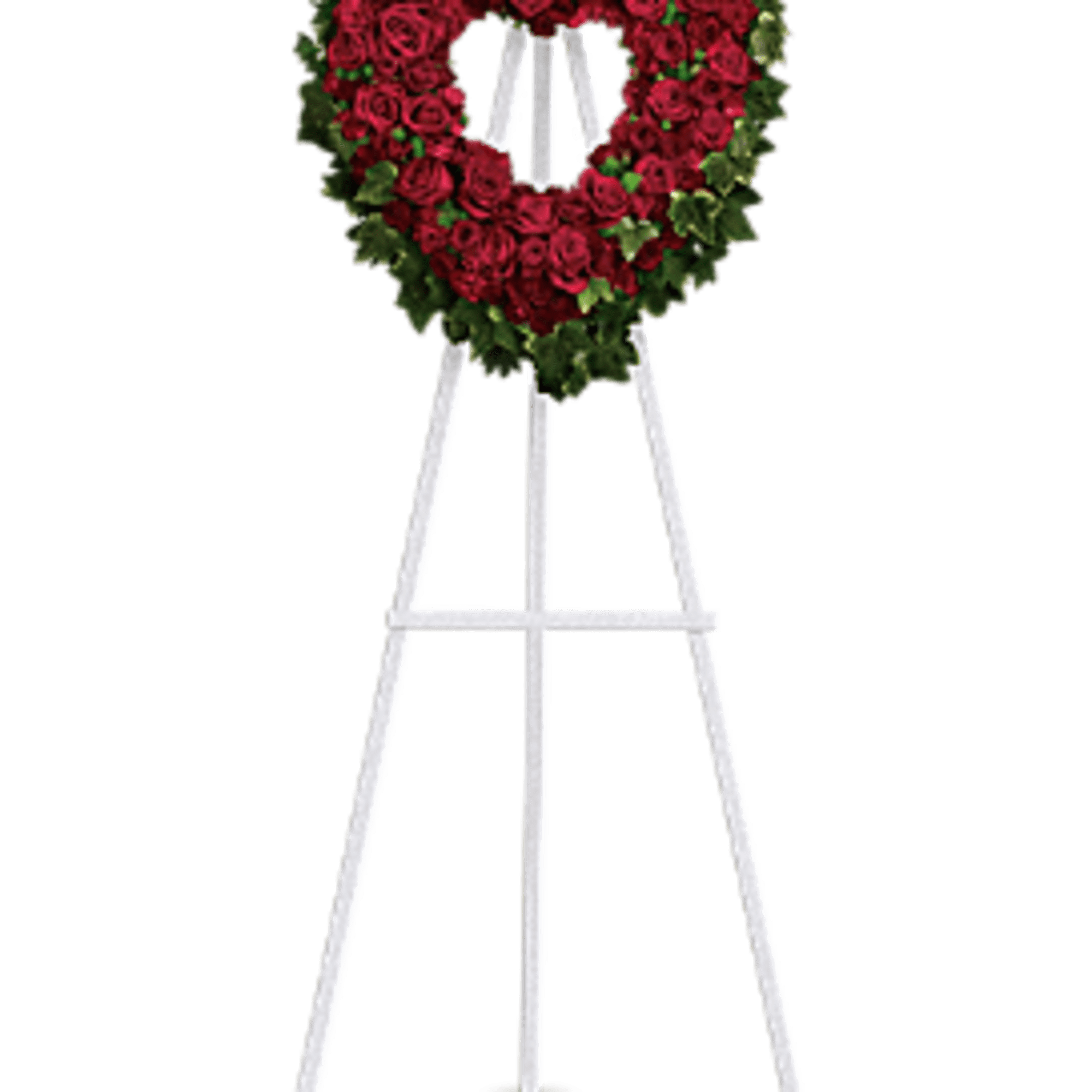 Make a strong, stylish statement of love with this beautiful heart-shaped wreath.