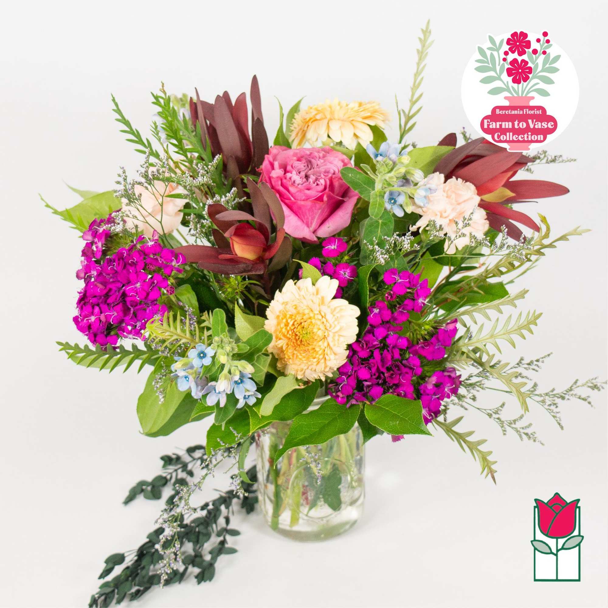 Feeling adventurous? Indulge in our Farm To Vase bouquet, a fresh floral