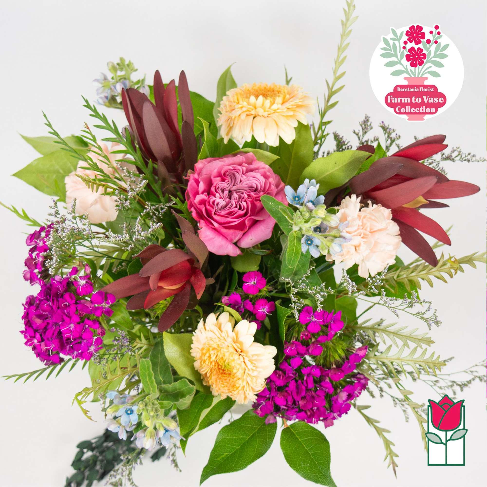 Feeling adventurous? Indulge in our Farm To Vase bouquet, a fresh floral