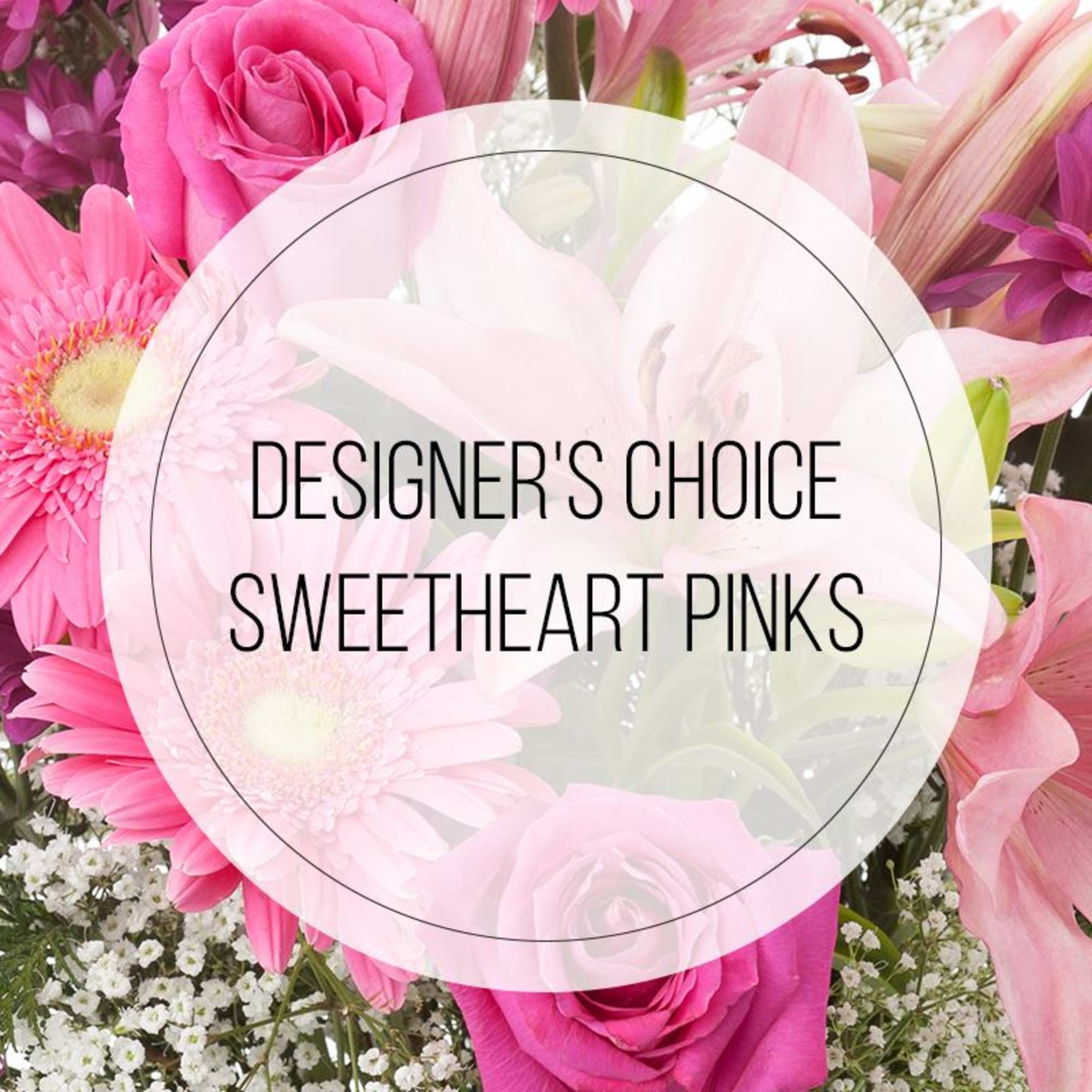 Embrace the delicate charm of romance with our Designer's Choice Floral Arrangement