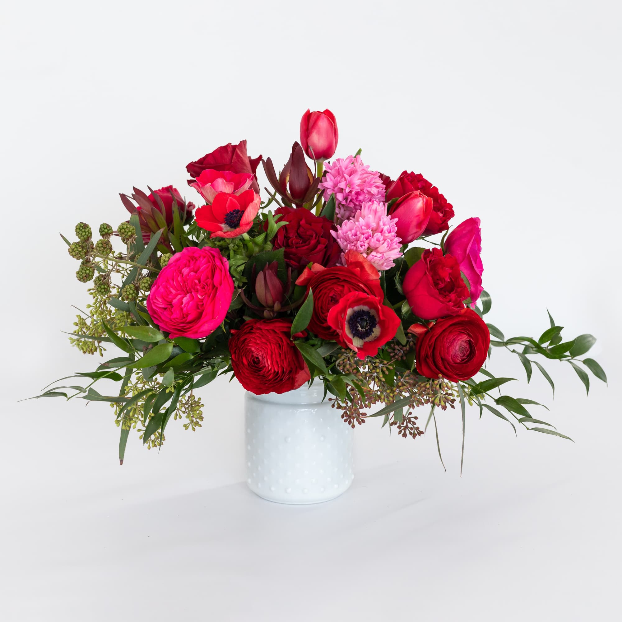 We're doing the Can-Can over this all red arrangement for Valentine's Day!