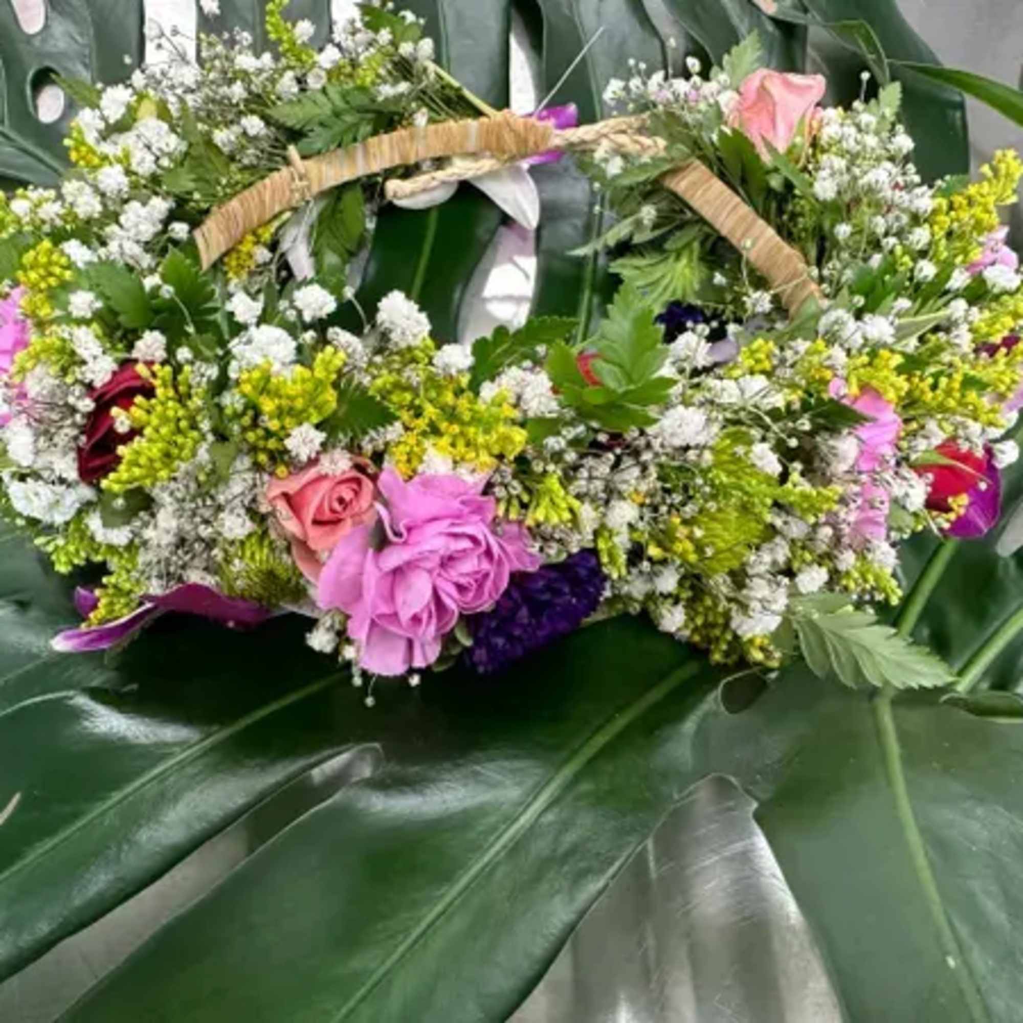 The Haku Lei also known as Lei Po'o or Flower Crown is