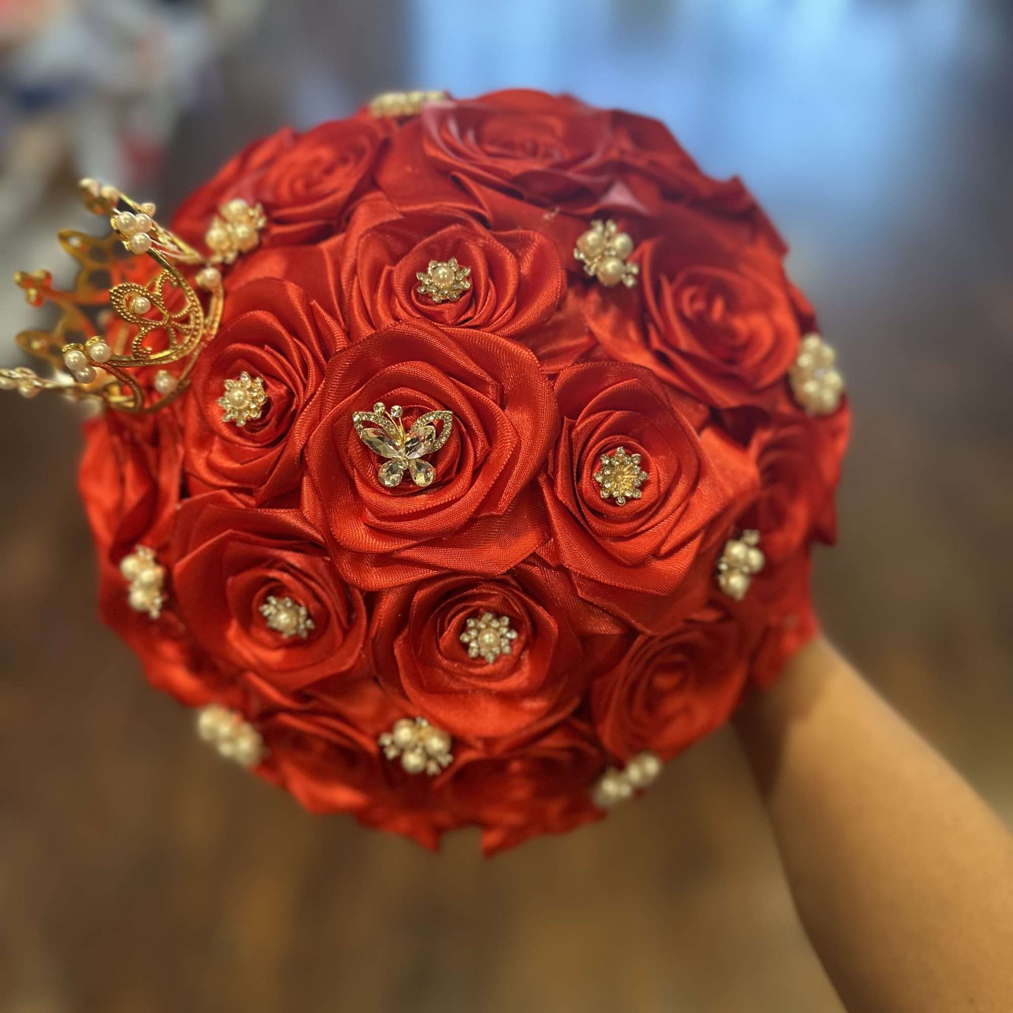 Bouquet of 15 eternal roses in different colors