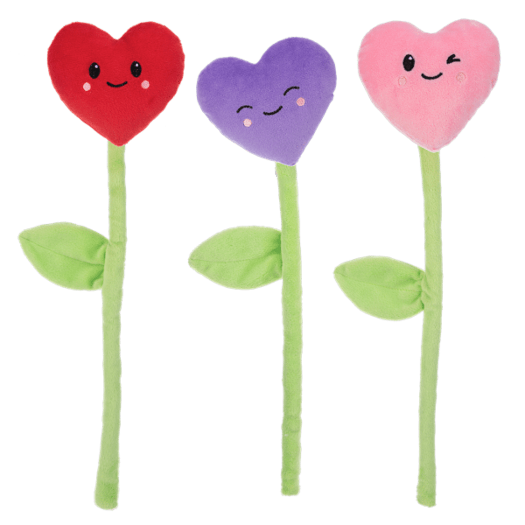 The plush Sweetheart Flower is approximately 17 inch tall and is a