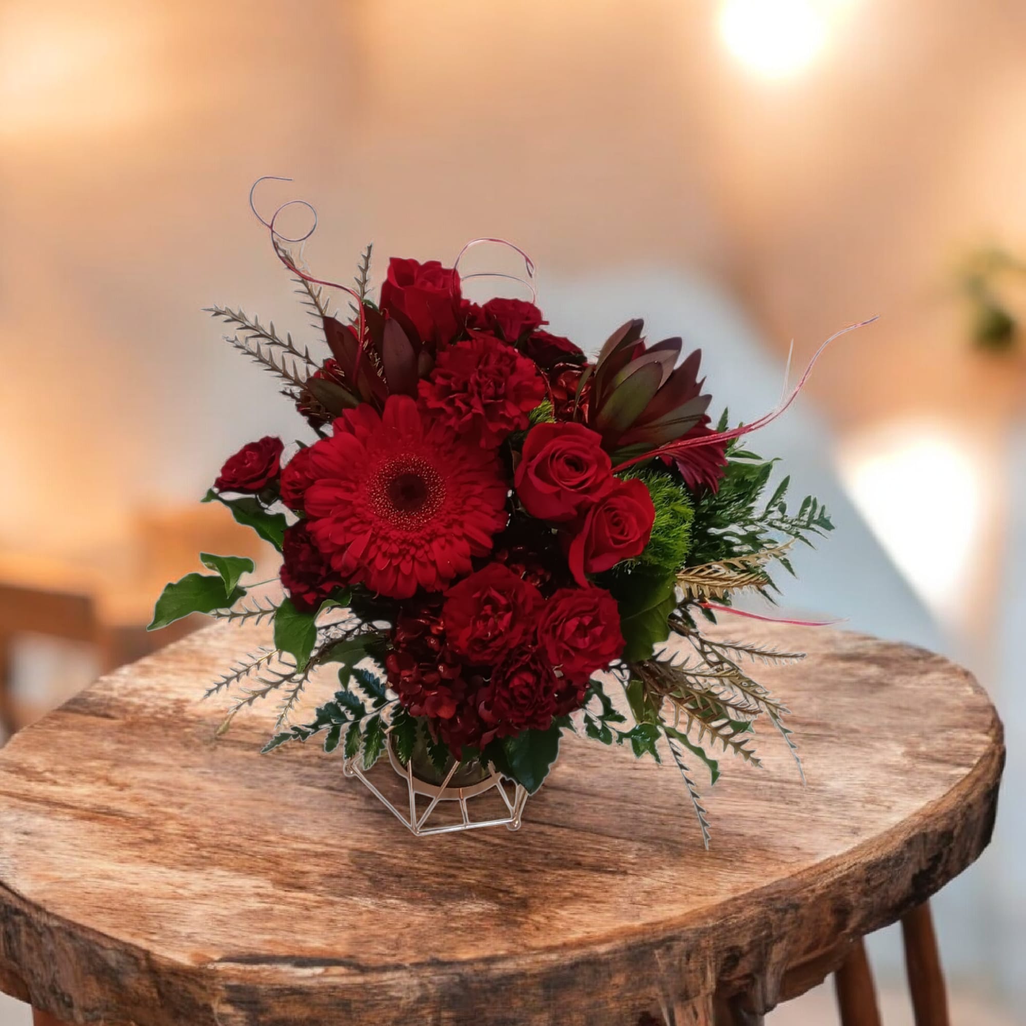 Celebrate January Birthdays with this Garnet Arrangement
Garnet is the official and most