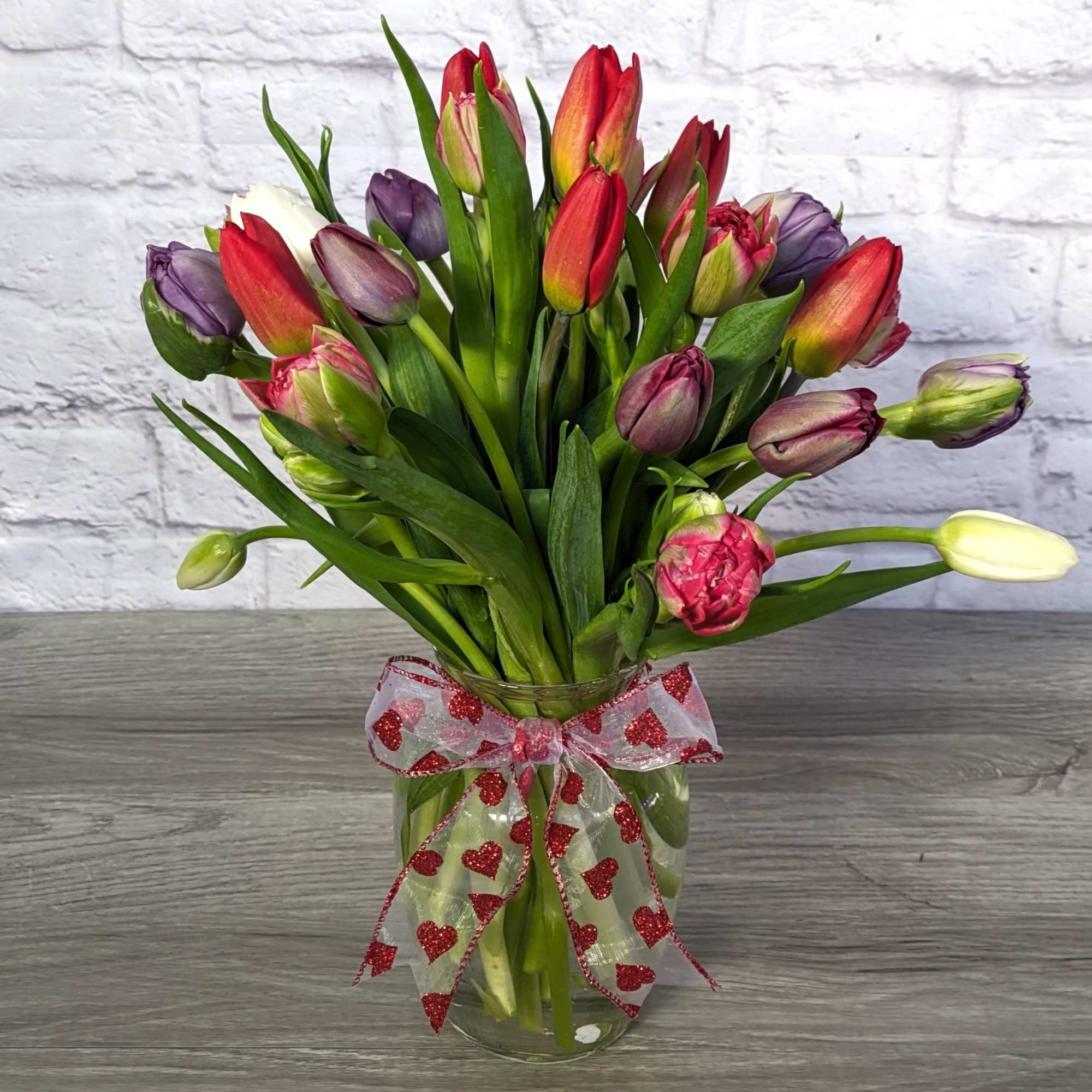 Two-Lips is the perfect bouquet for the tulip lover in your life.