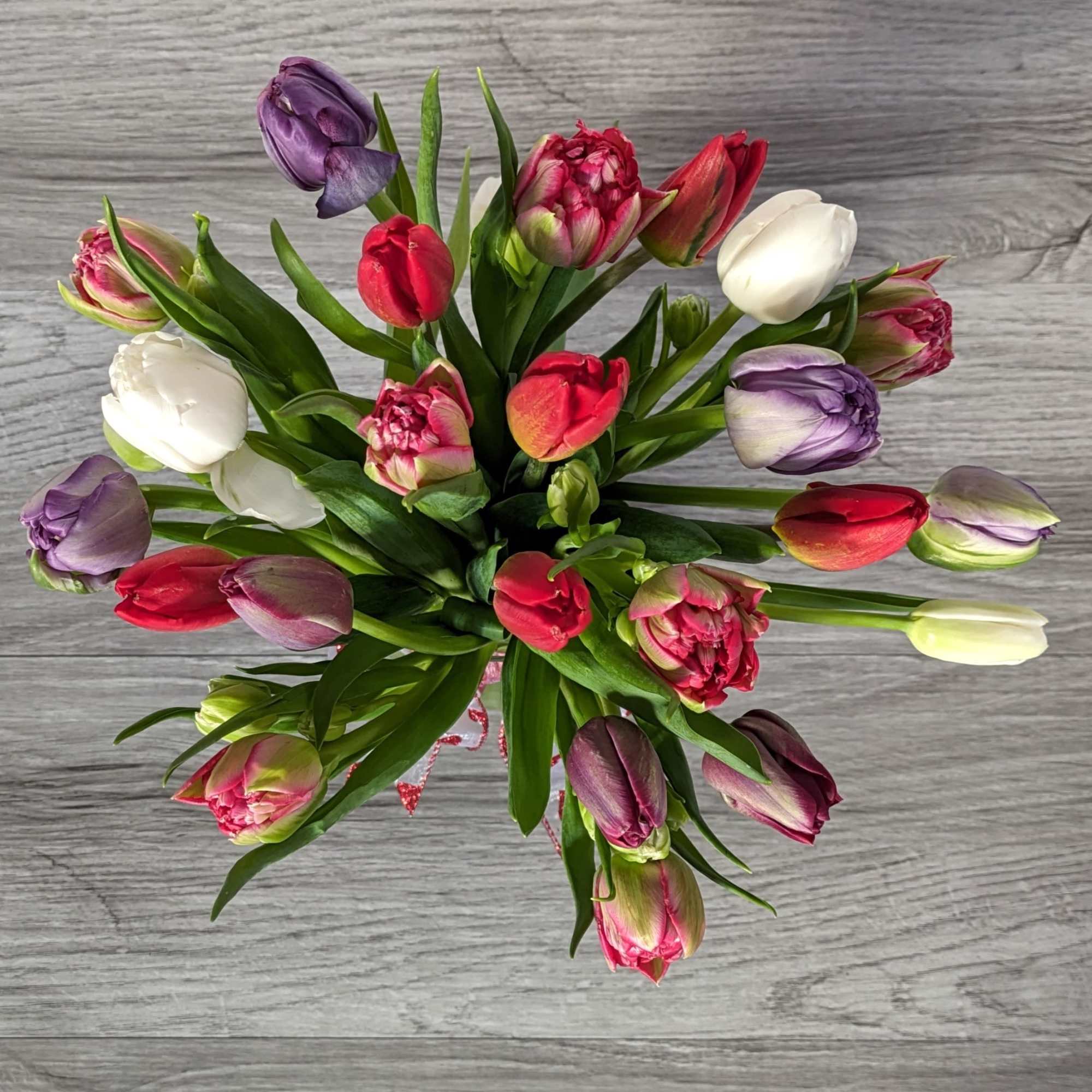 Two-Lips is the perfect bouquet for the tulip lover in your life.