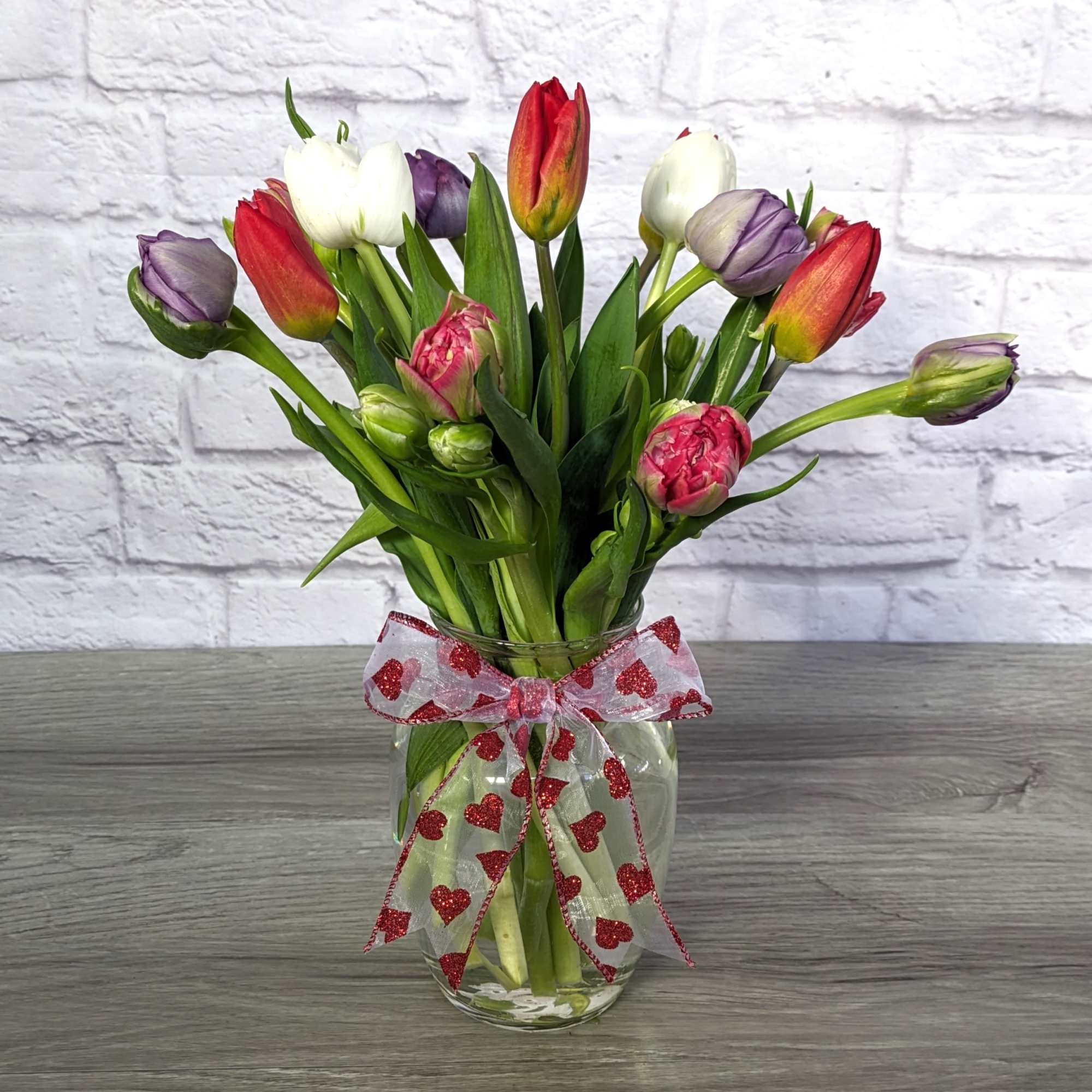 Two-Lips is the perfect bouquet for the tulip lover in your life.