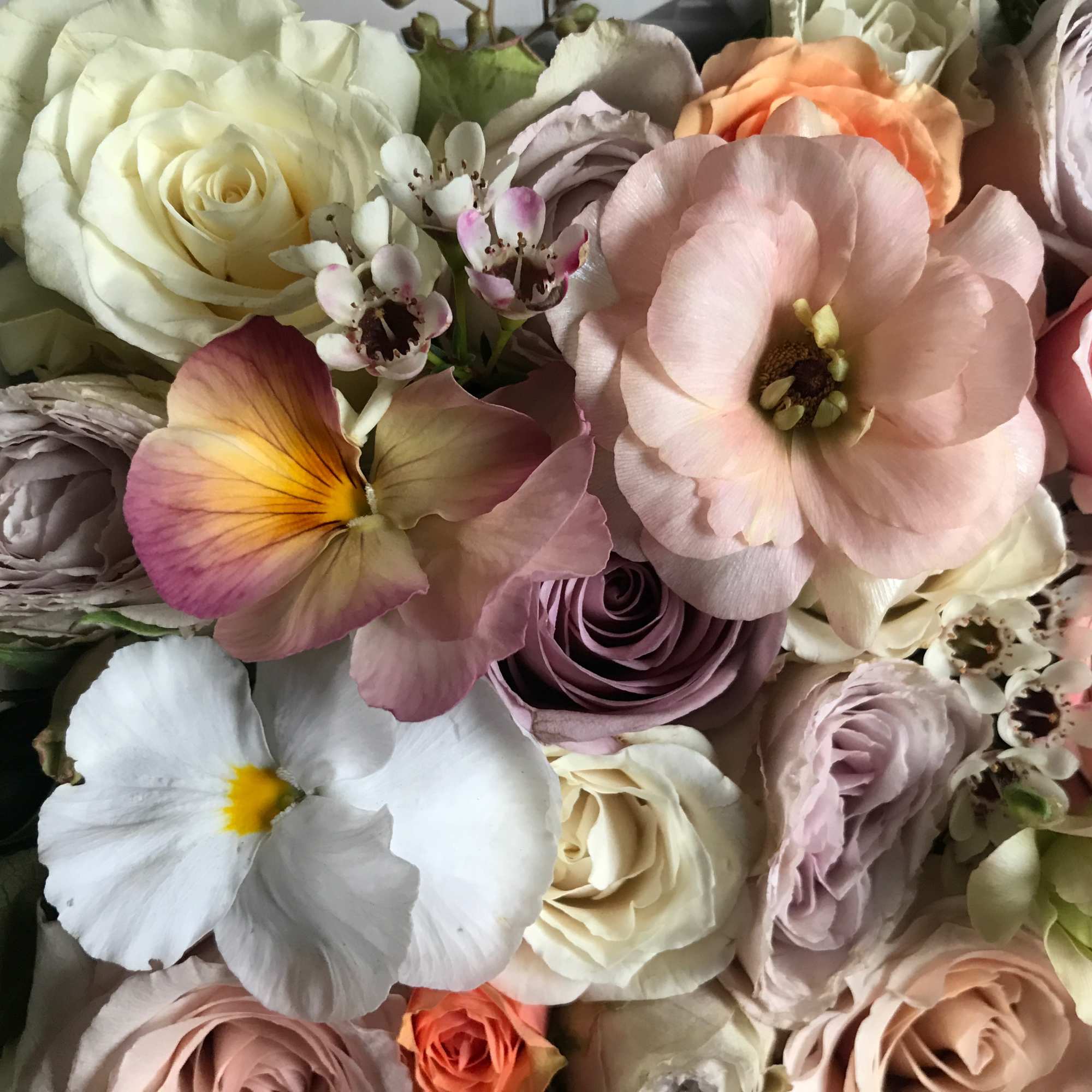 Beautiful blooming signature Blomst flower box full of fresh flowers in a