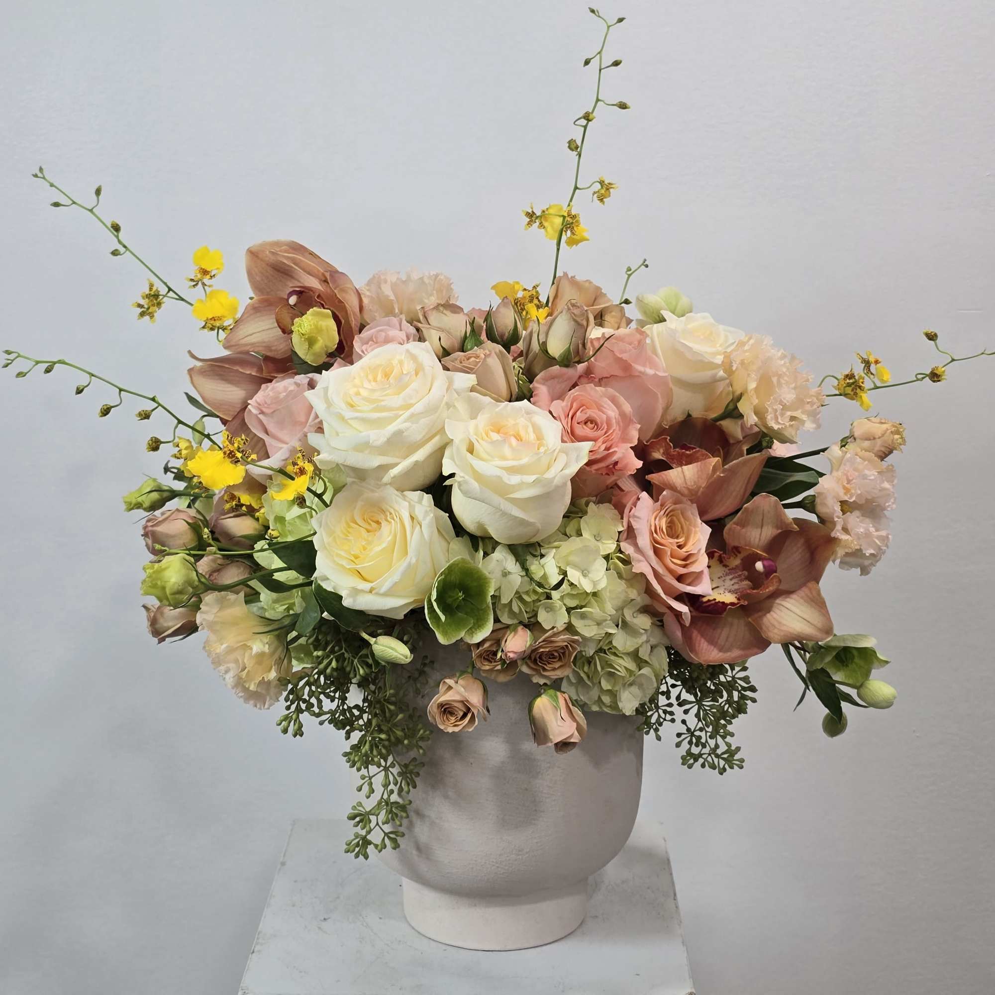 Experience texture and color in perfect harmony with The Tuscan Sunrise. This