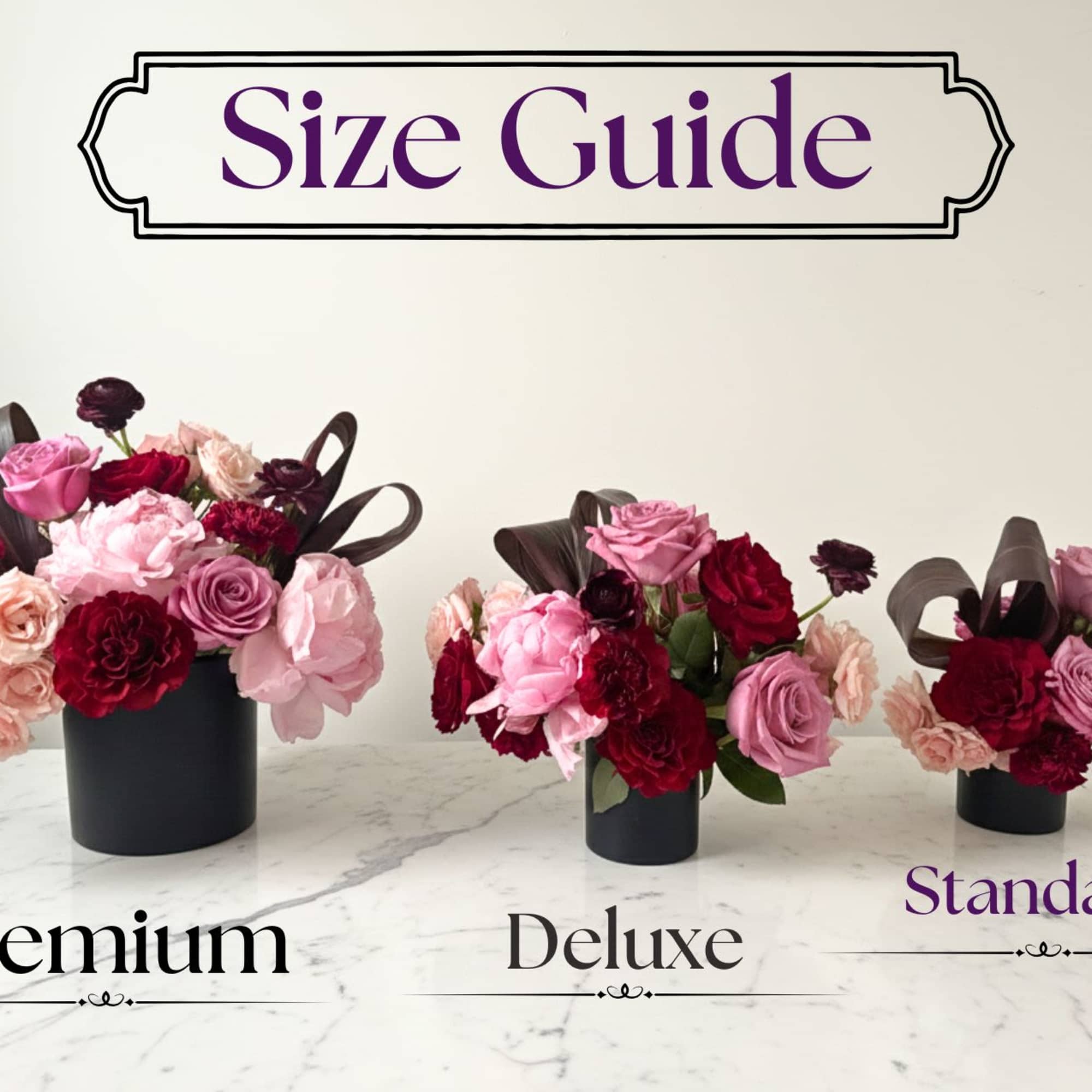 Be mine, sweet Valentine. Our moody and romantic Valentine arrangement has burgundy