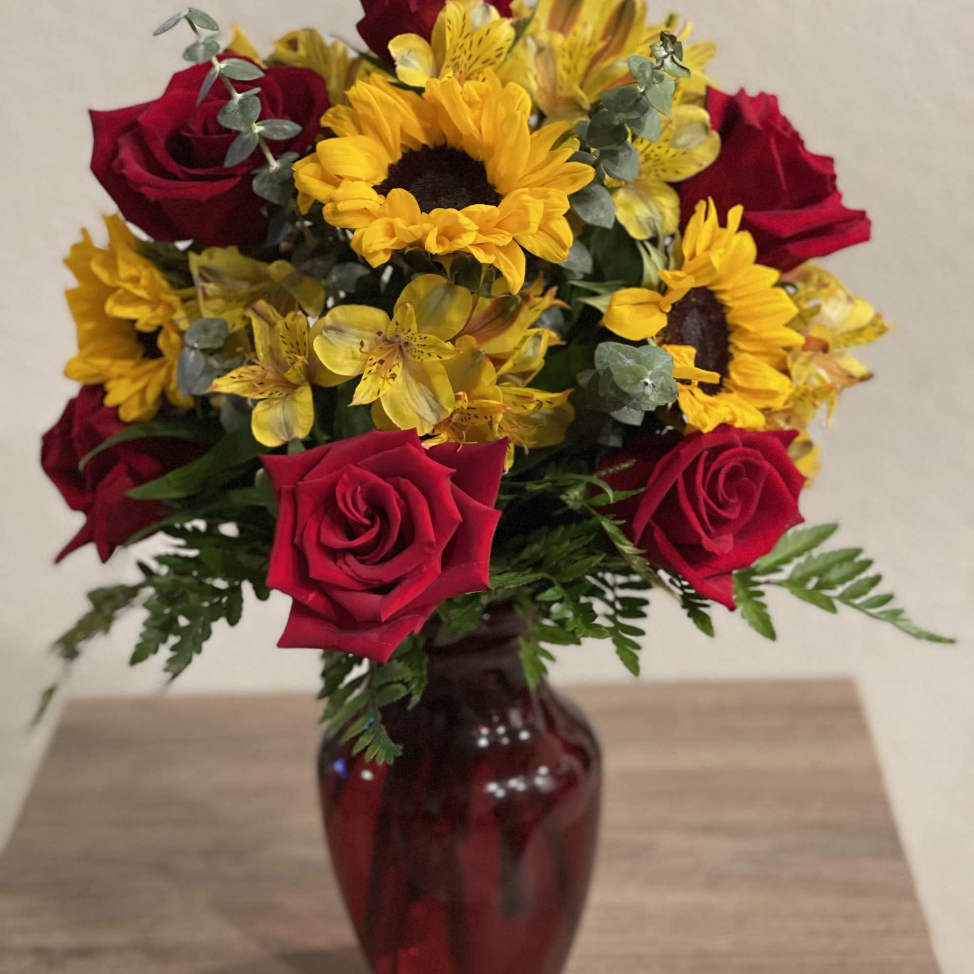 Crafted with care and attention to detail, this bouquet features a harmonious