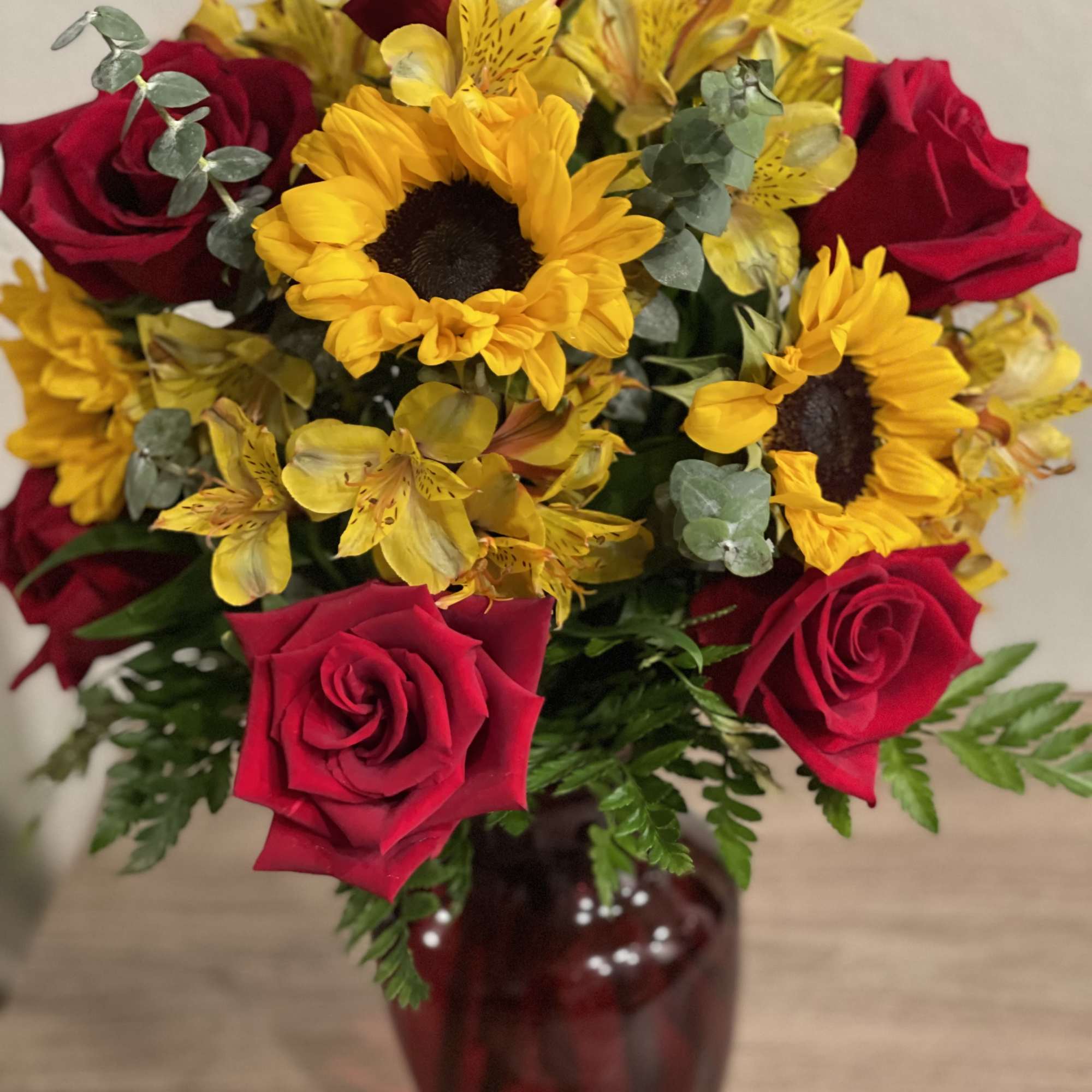 Crafted with care and attention to detail, this bouquet features a harmonious