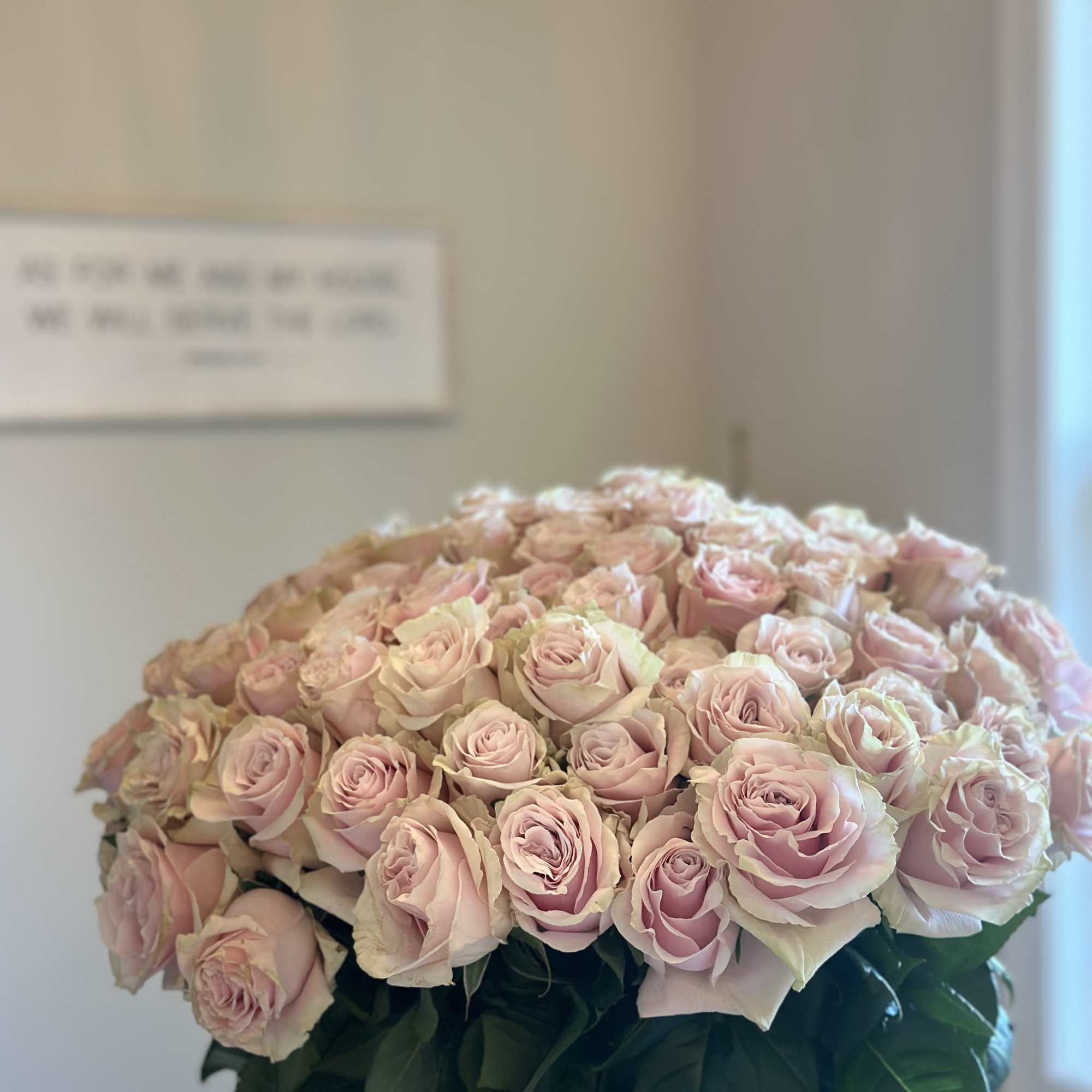 A breathtaking expression of Love and devotion,100 ROSES OF A LOVE STORY