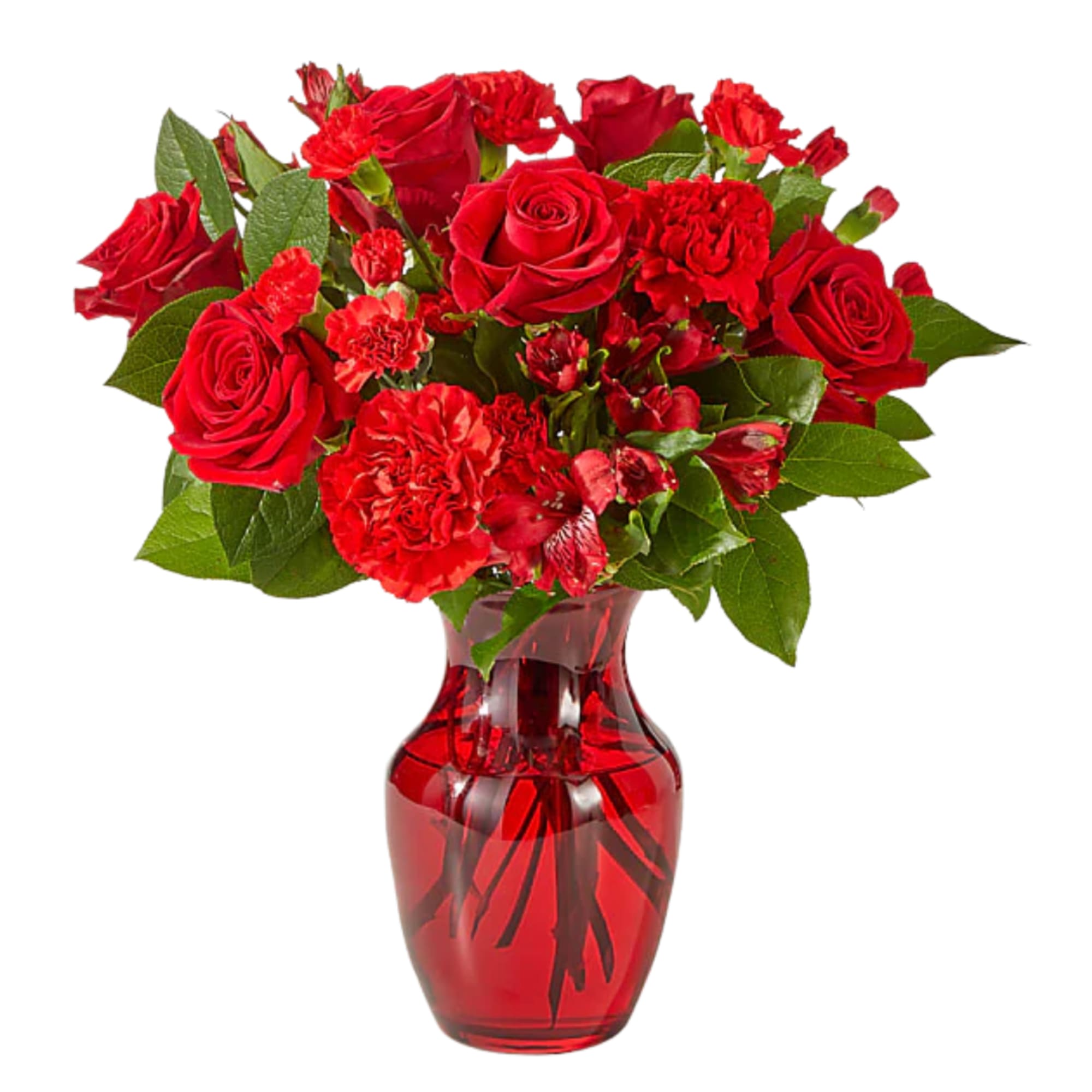 A Valentine&rsquo;s dream in full bloom, Red Hot features a striking all-red