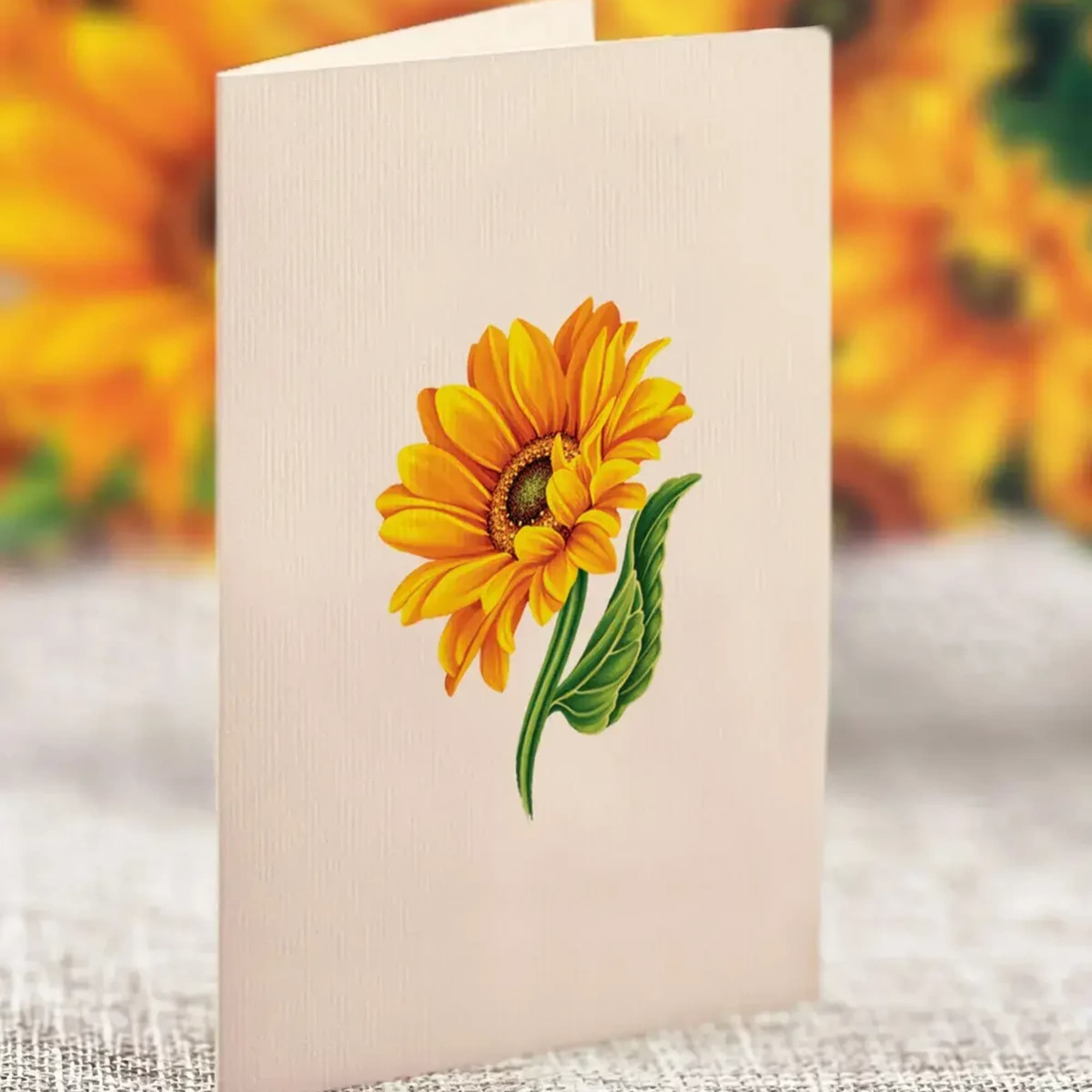 Bright, bold, and mini: FreshCut Paper&rsquo;s Van Gogh inspired, unwilting sunflowers cheer