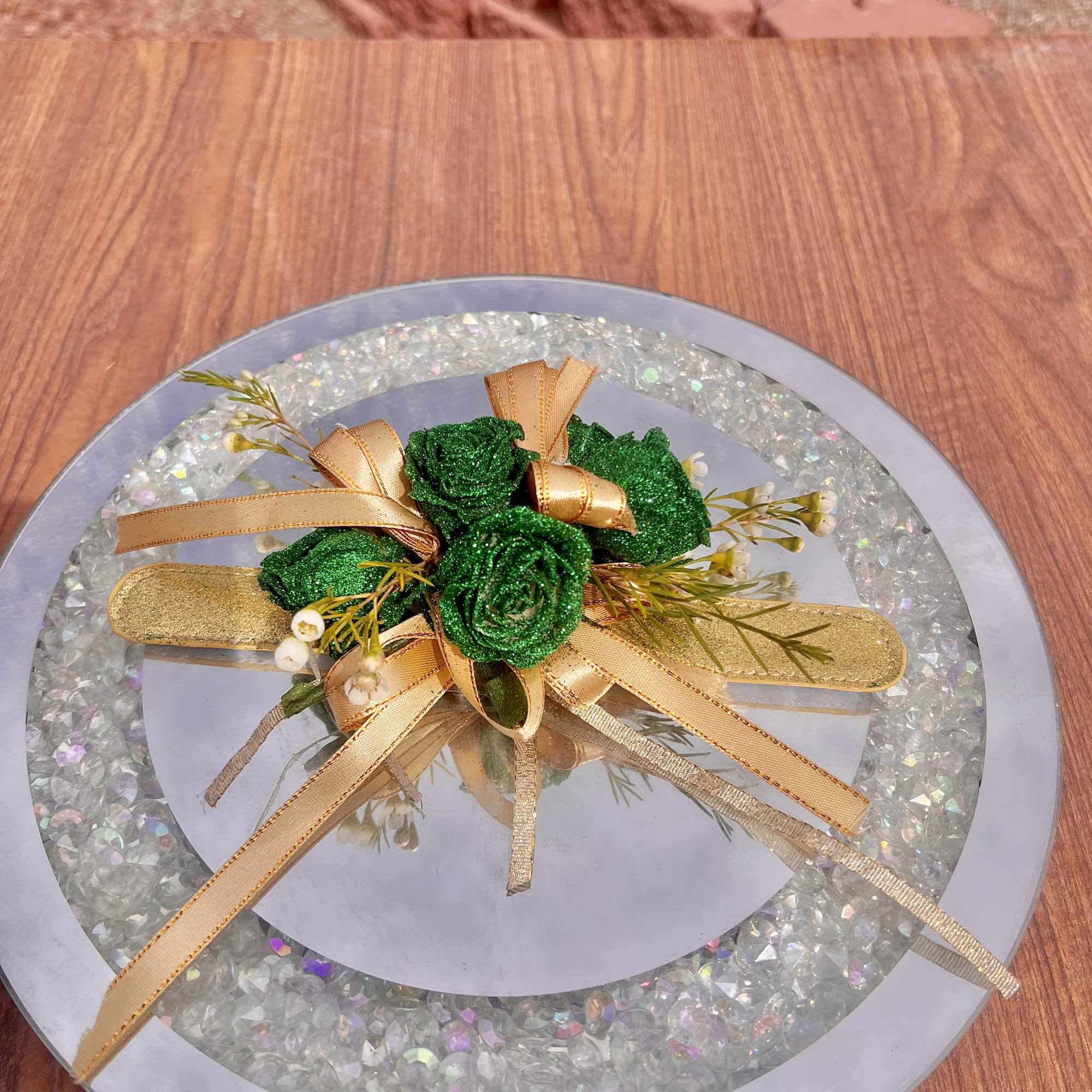 Stunning and elegant corsages with matching boutonniere