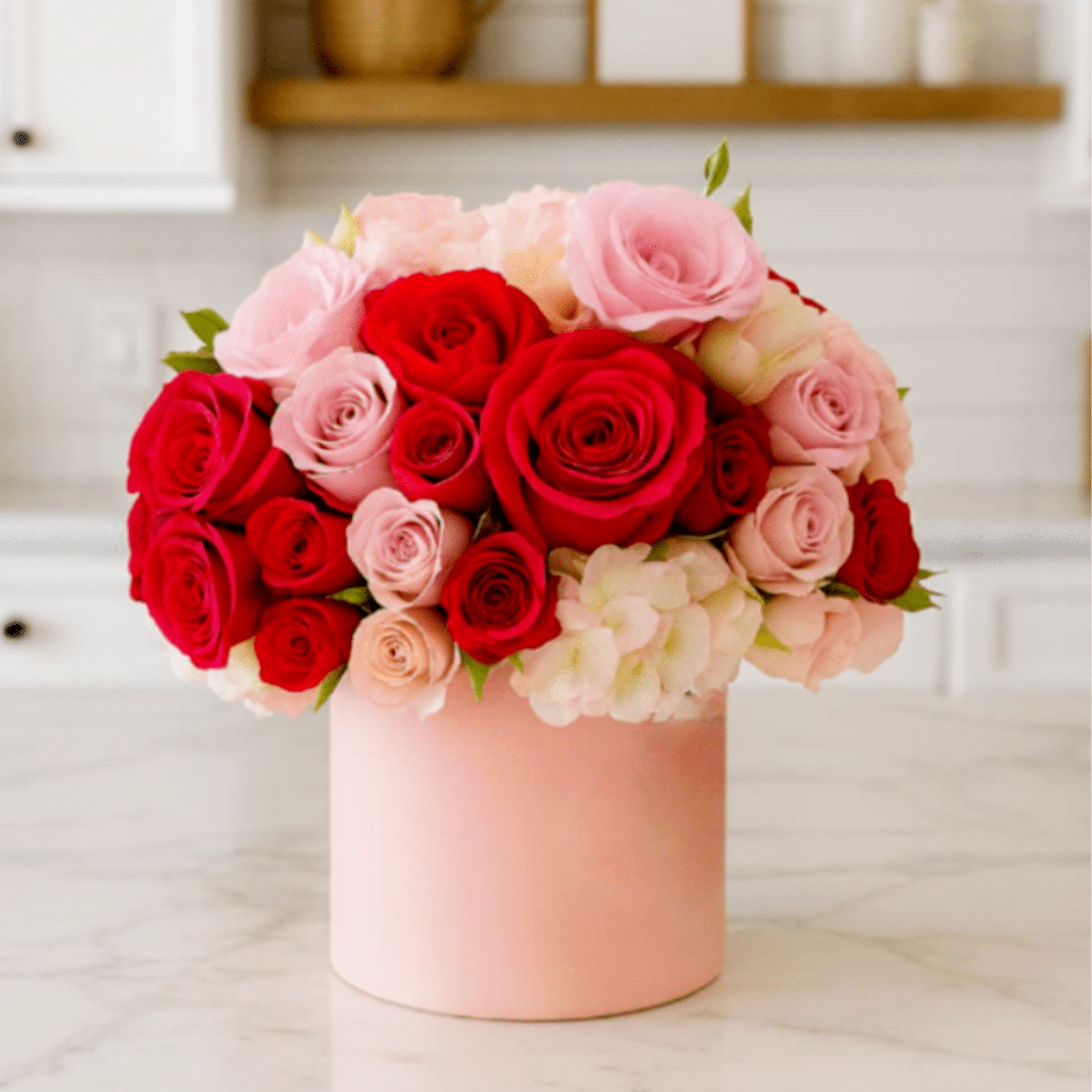 Pink Crush &ndash; Blush Pink Flower Arrangement
Fall in love at first sight