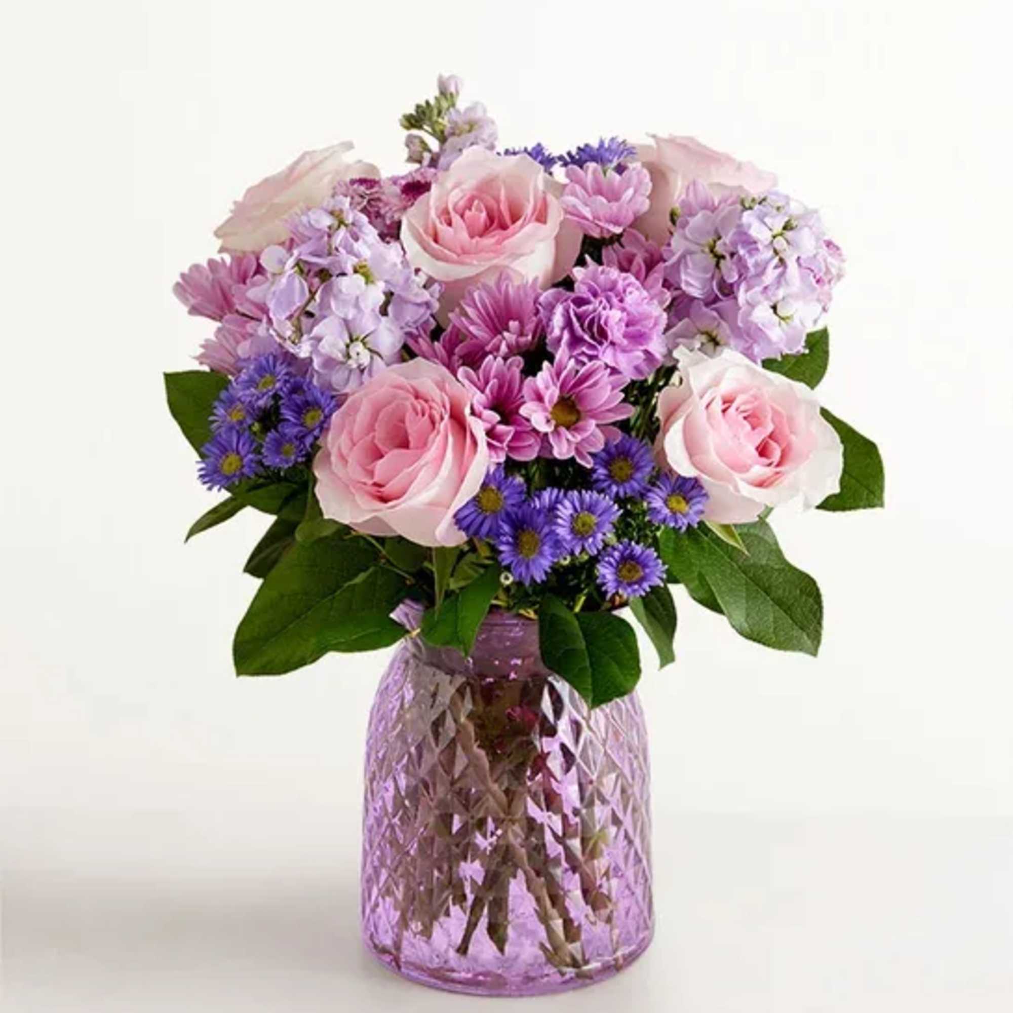 Just like a daydream. Our delightful lavender bouquet is gathered with accents