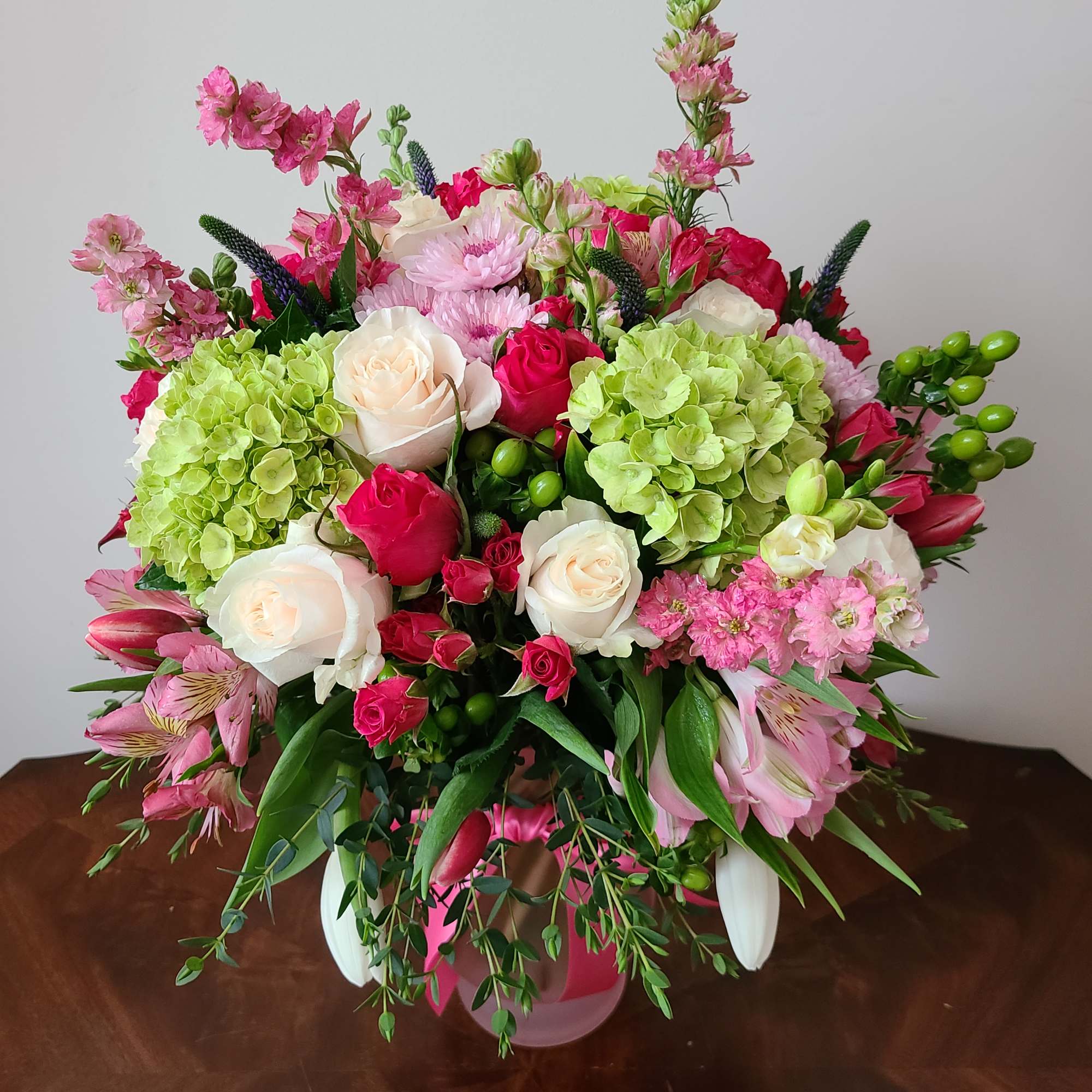 Valentine's day colors.