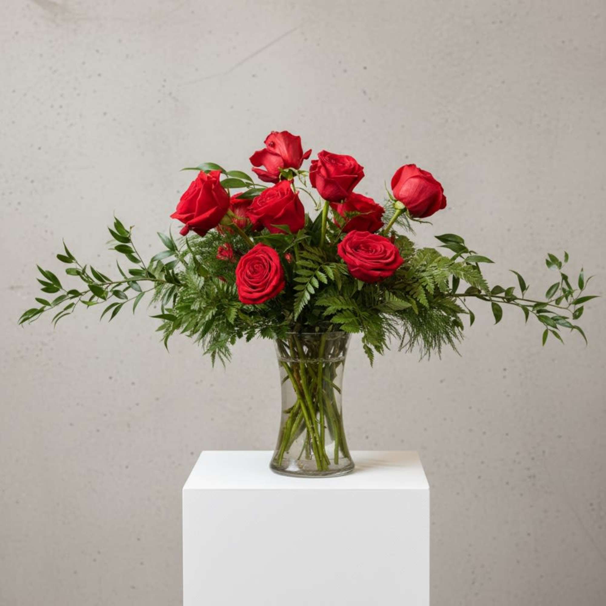 Sleek, structured, and effortlessly elegant, The Modern Dozen reimagines a classic rose