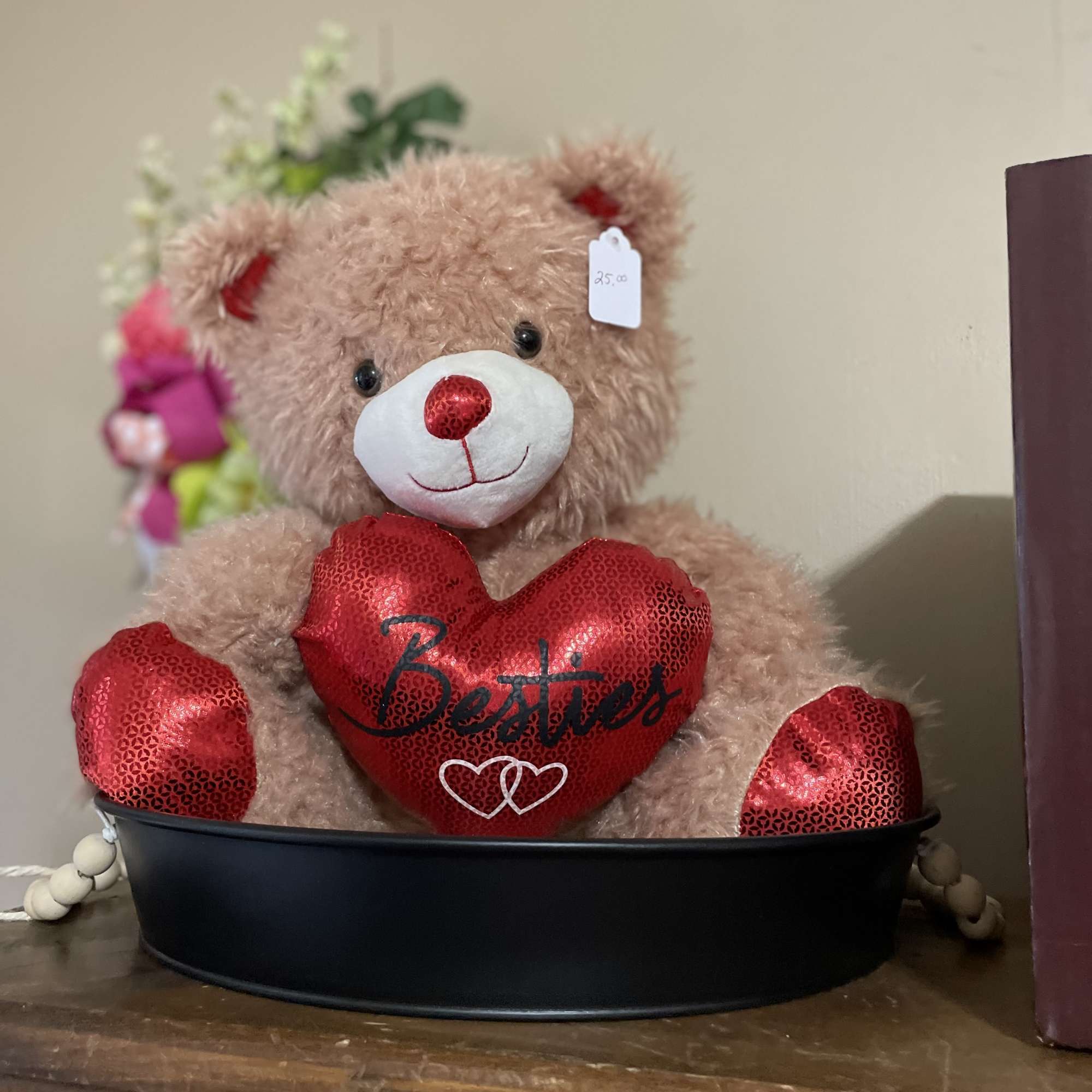 A sweet bear for your bestie. Great Galentine Day gift.