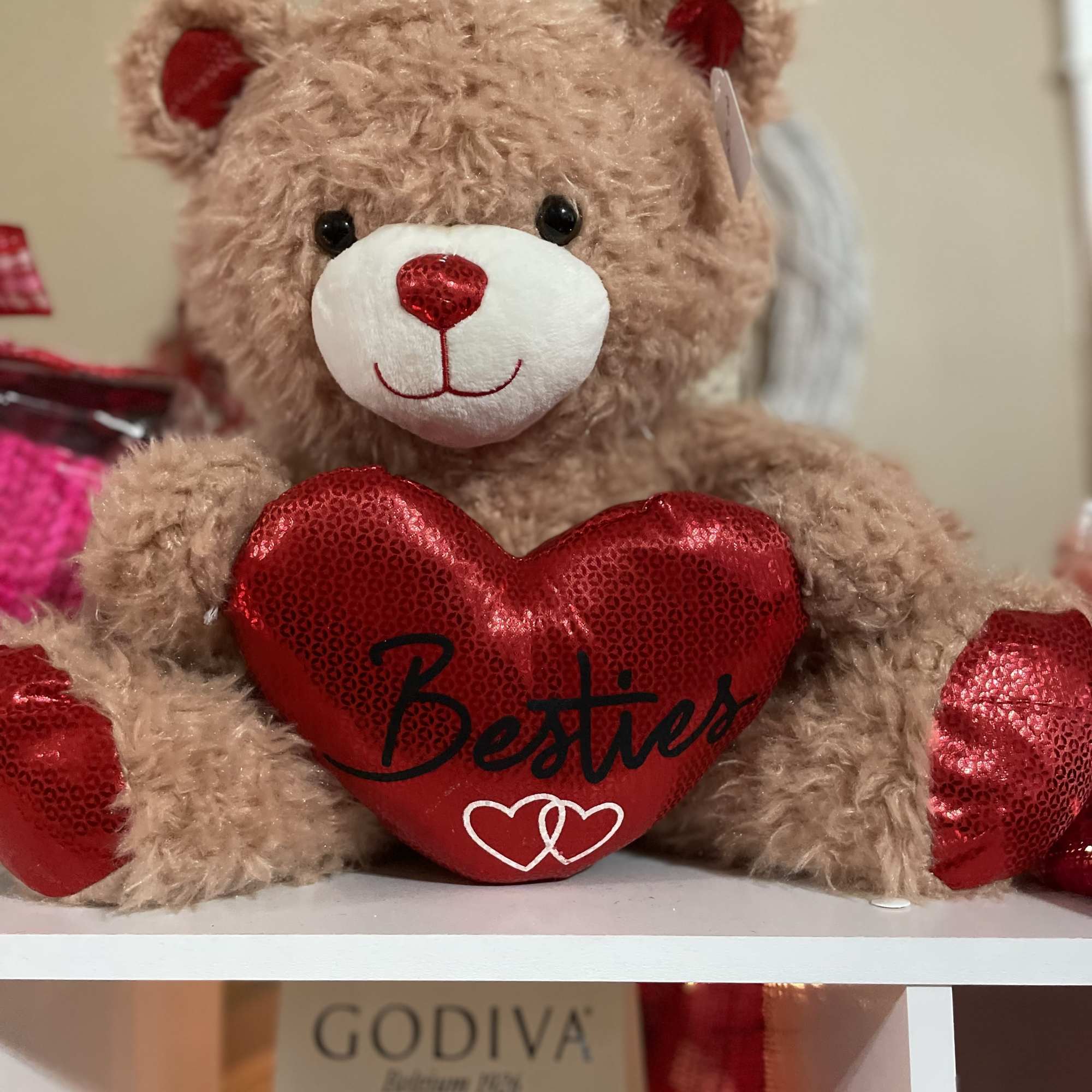 A sweet bear for your bestie. Great Galentine Day gift.
