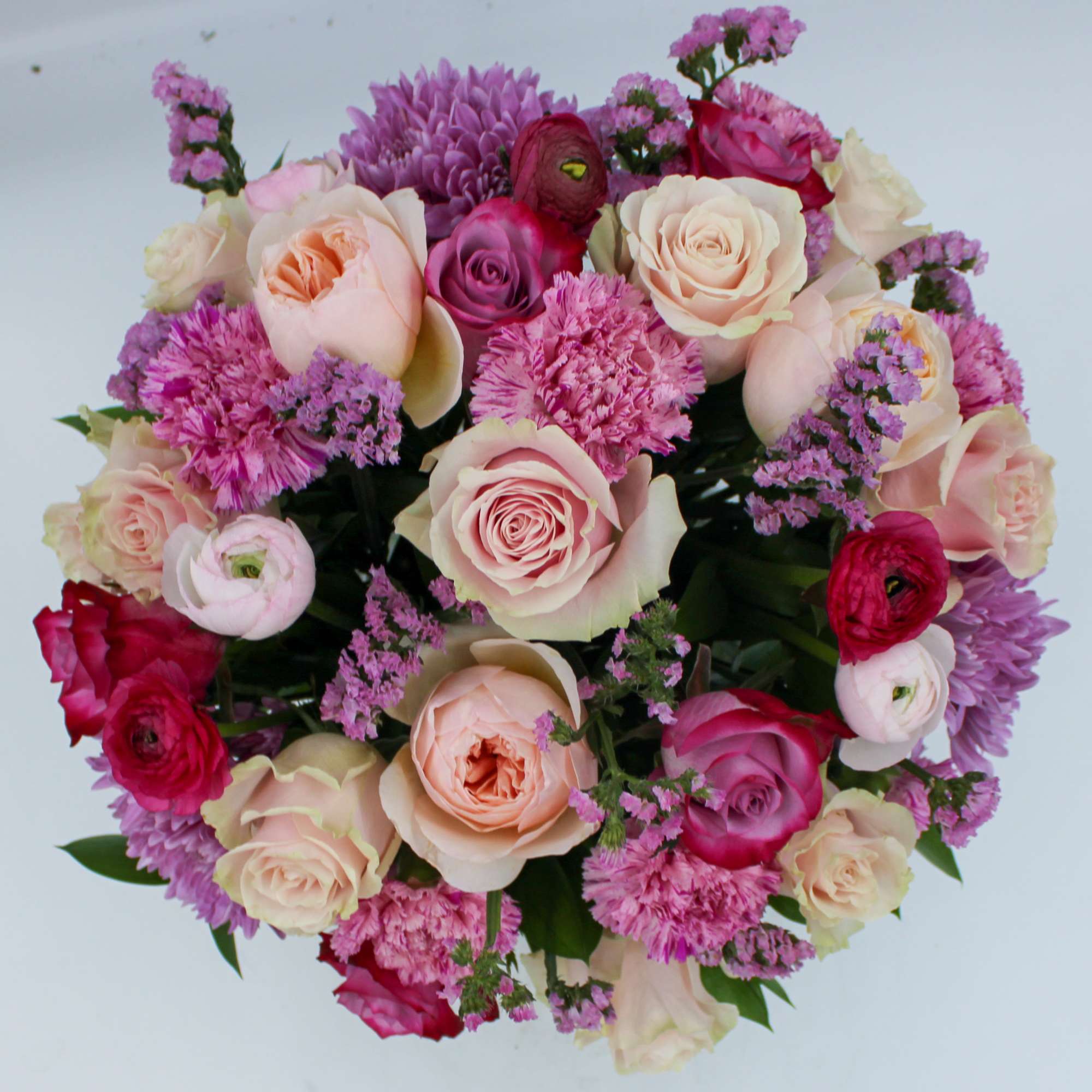 Romantique is a luxurious and beautiful variety of blush and lavender florals