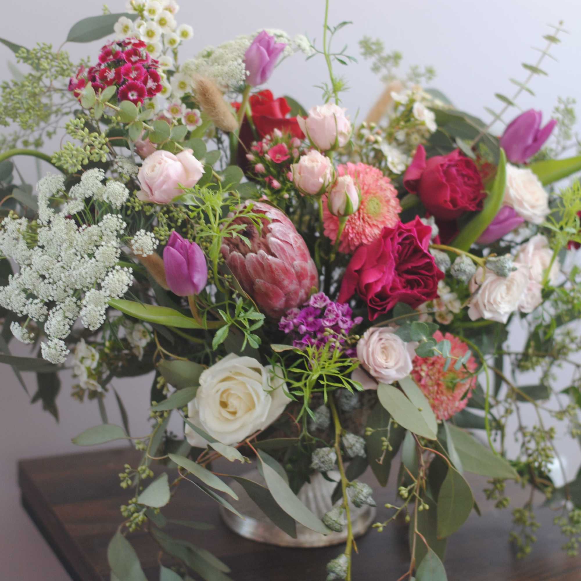 Enjoy a cottage garden-scape in your home without any work!  American