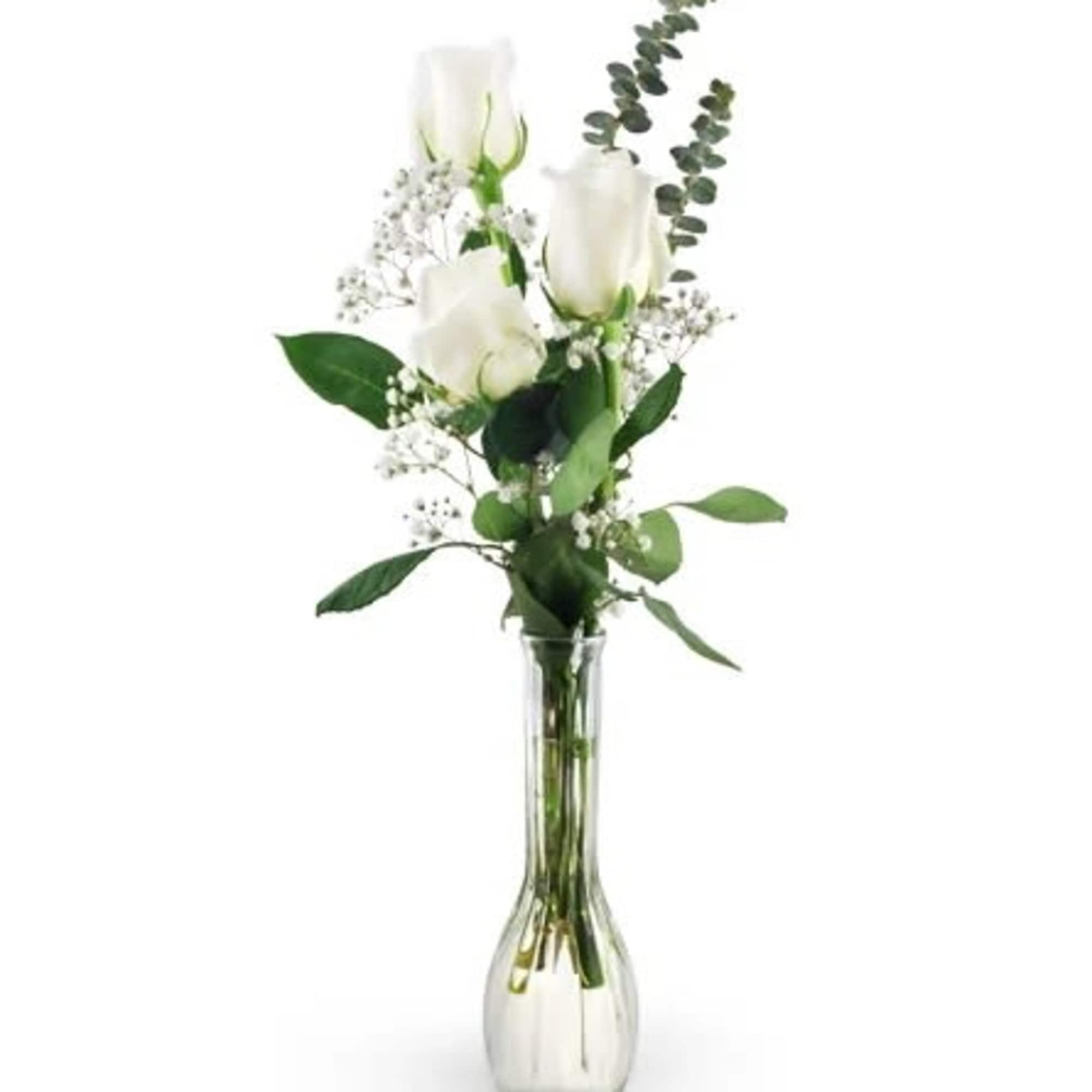 A perfect expression of understated elegance, this charming arrangement features three premium