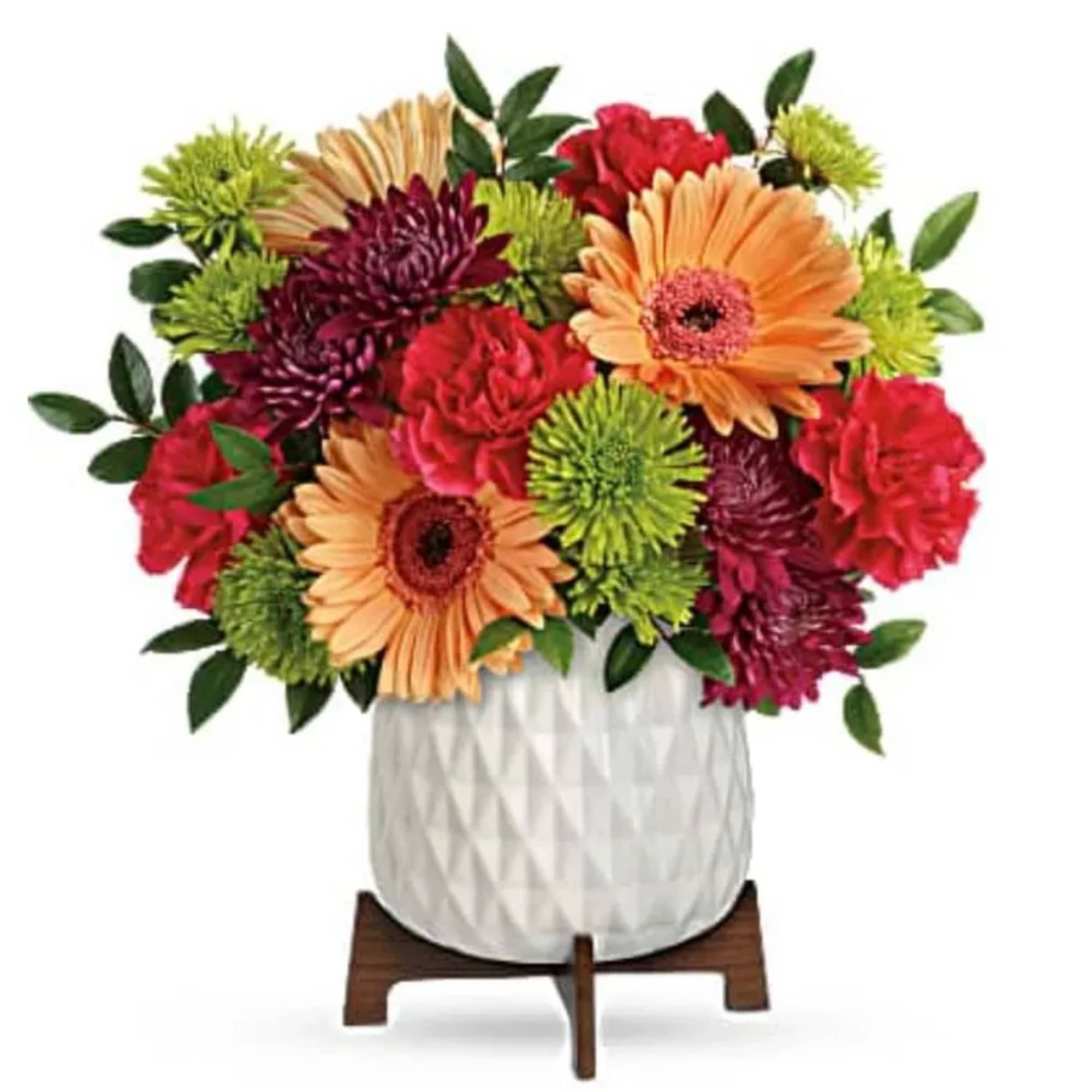 Two gorgeous gifts in one! Celebrate any occasion with this bouquet of