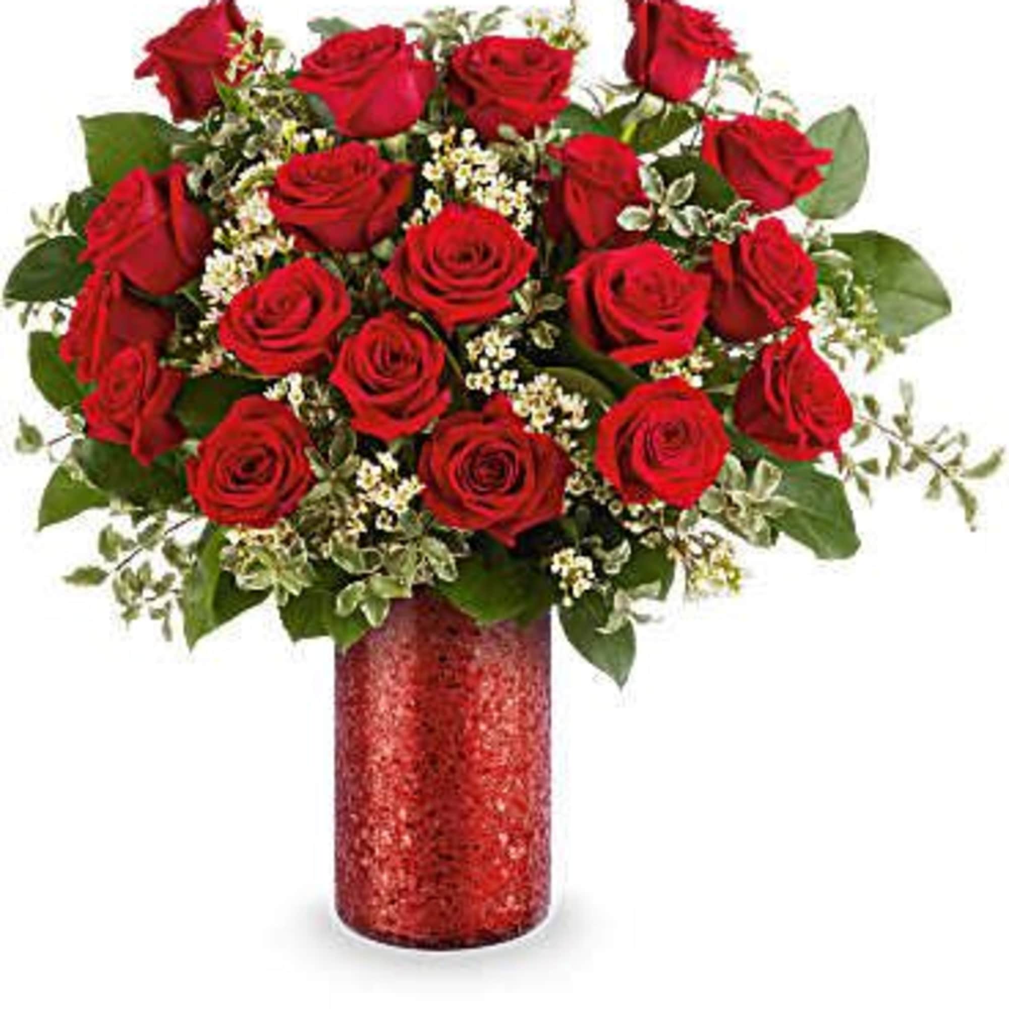 Classic romance never goes out of style. Love Spark Bouquet dazzles with