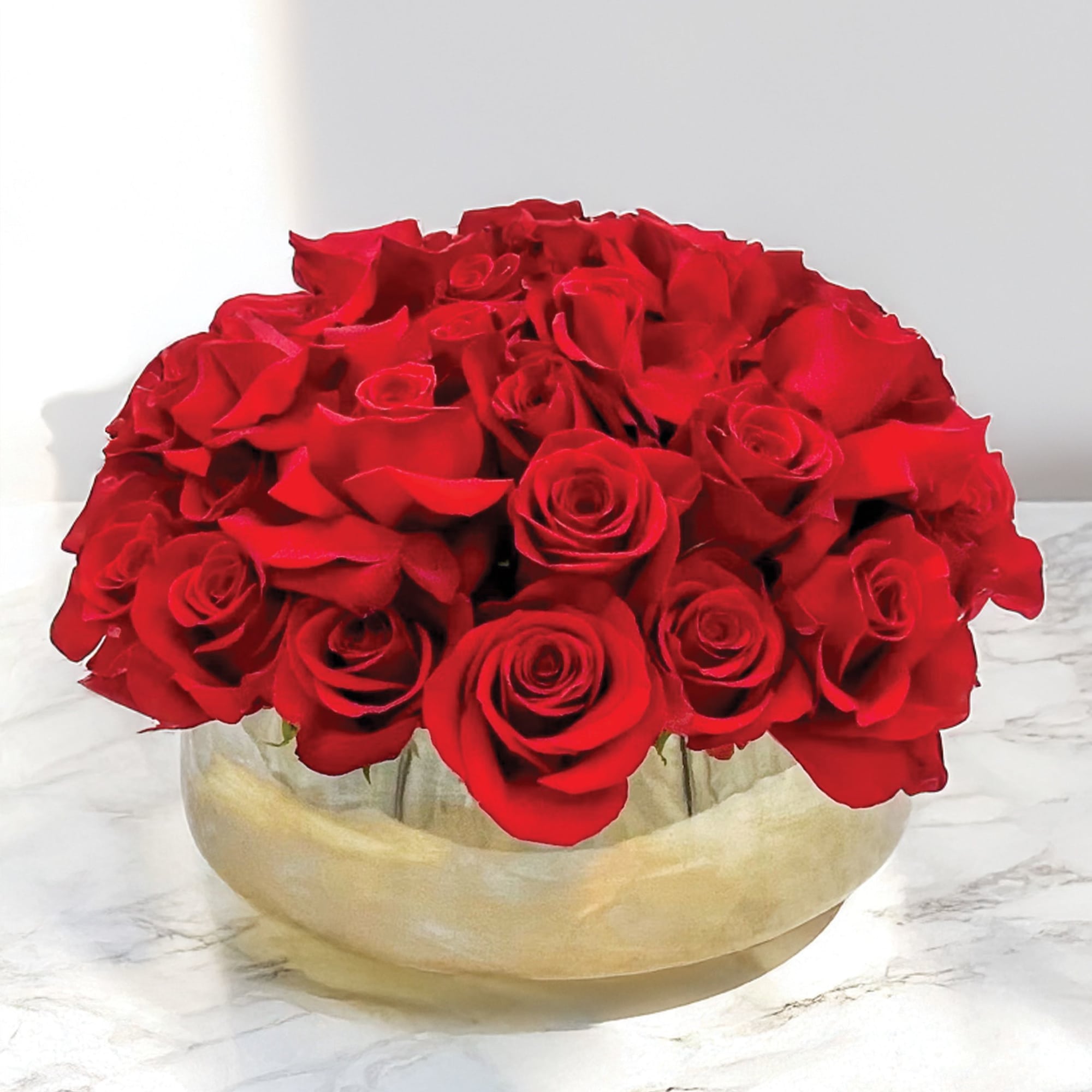 Manhattan is a classic modern luxury; Fifty premium Red Roses in a