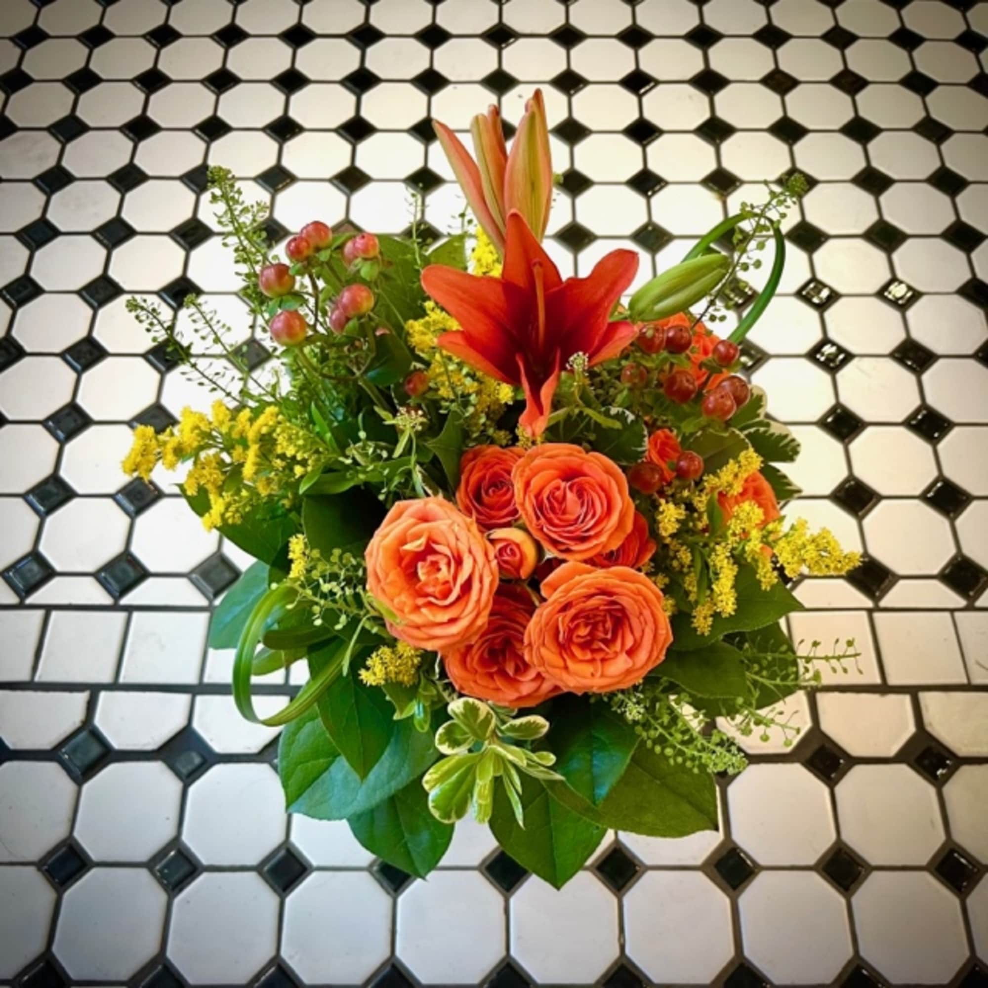 Citrus crush combines Yellow, Orange and Green into a beautiful and stunning