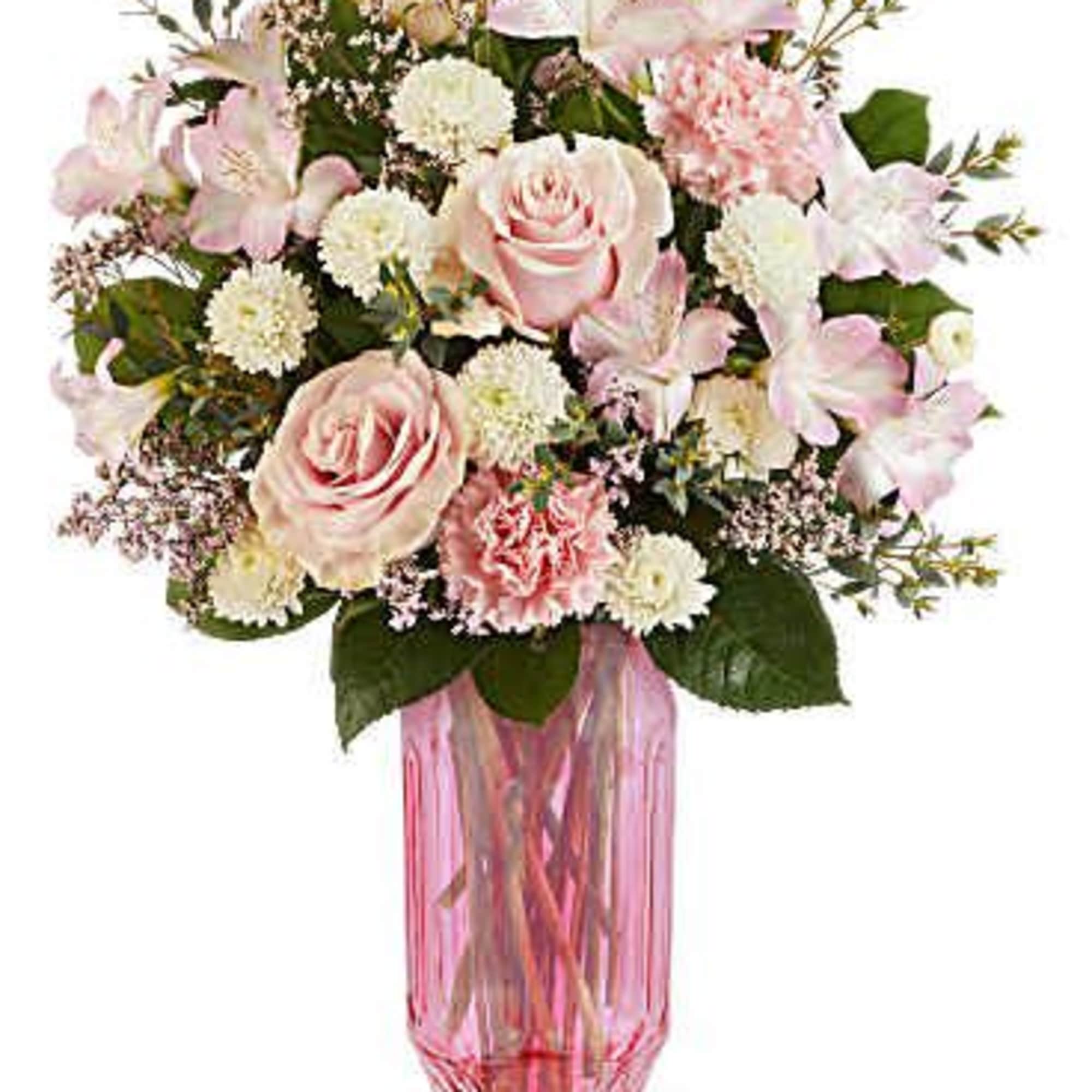Soft, sweet, and effortlessly romantic, The Ch&eacute;rie Bloom Bouquet captures the gentle
