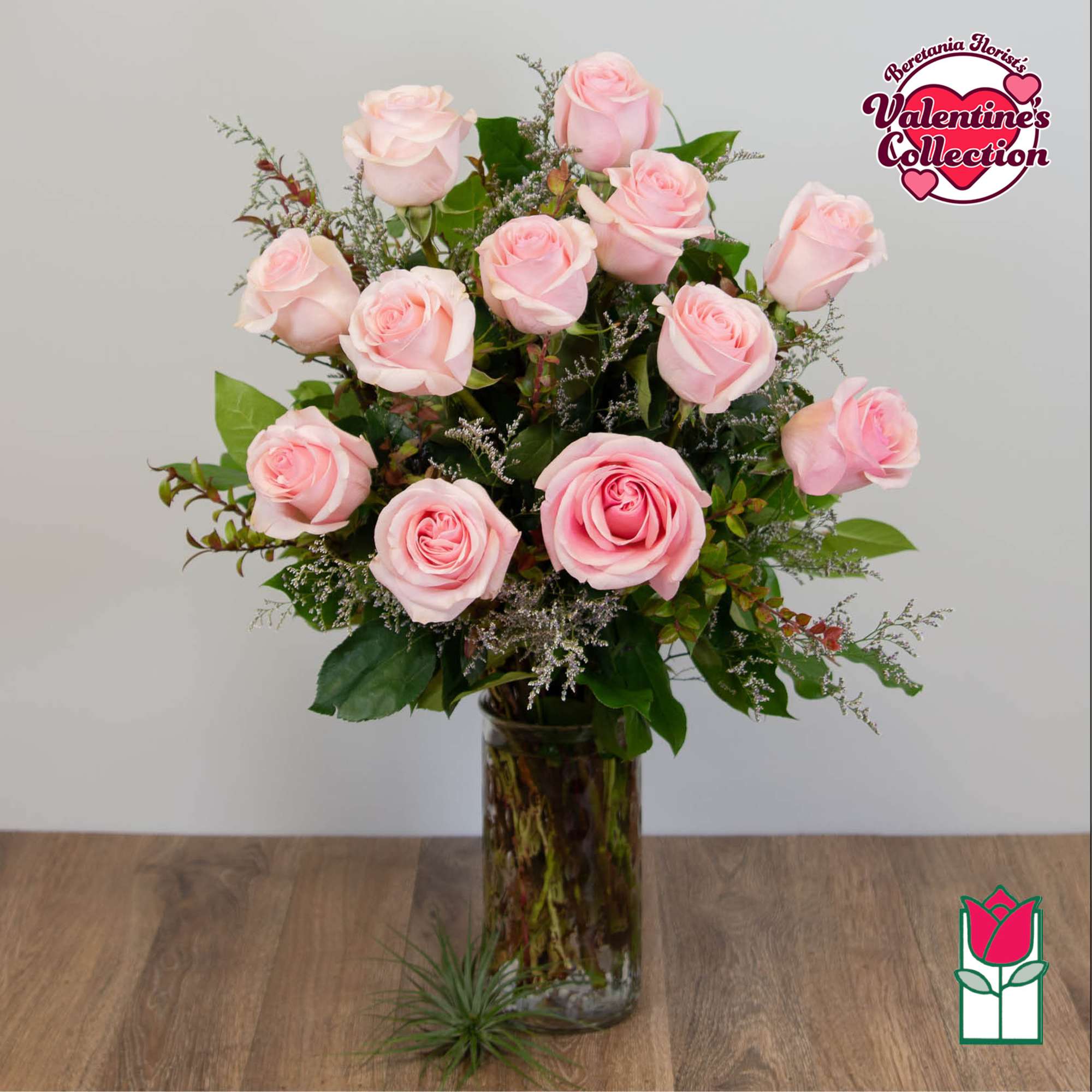  1 Dozen Premium Long Stem Pink Roses

The Beretania Florist one dozen