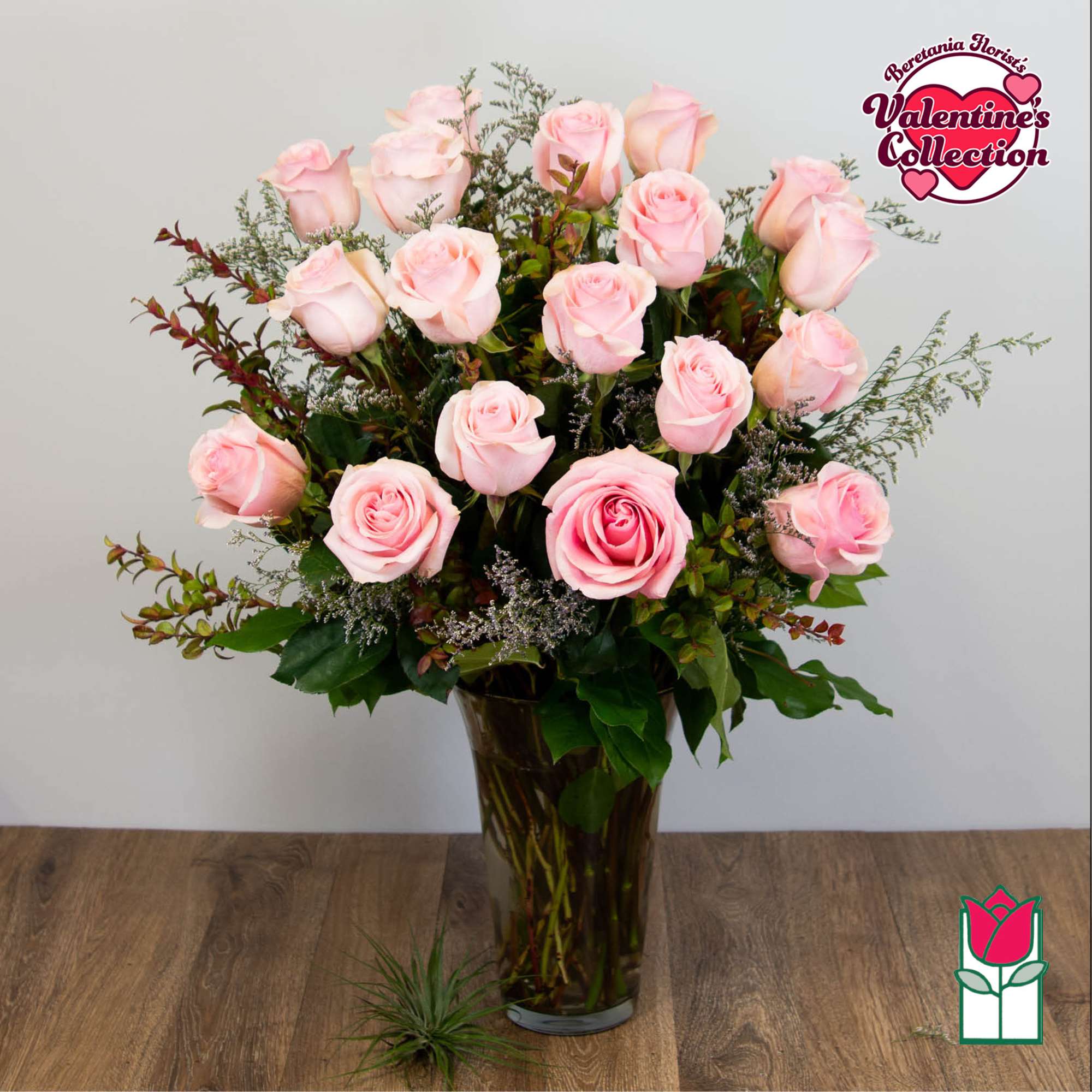  1 Dozen Premium Long Stem Pink Roses

The Beretania Florist one dozen