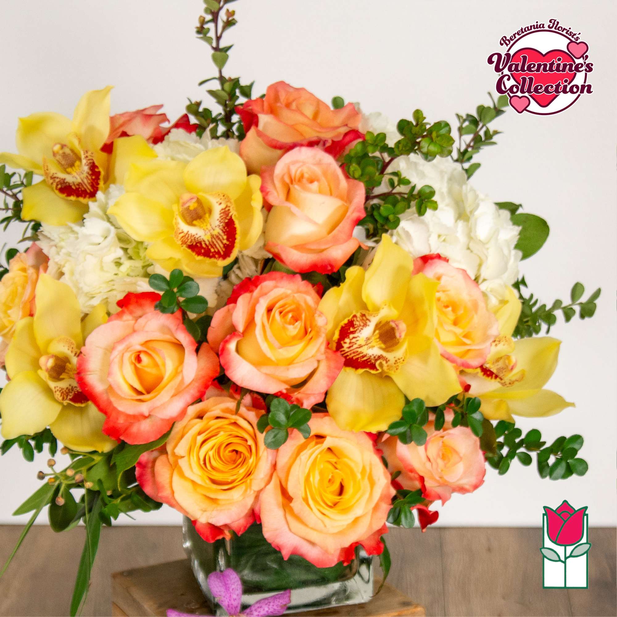 Elevate your space with the Beretania Florist Compact Bouquet, a charming floral