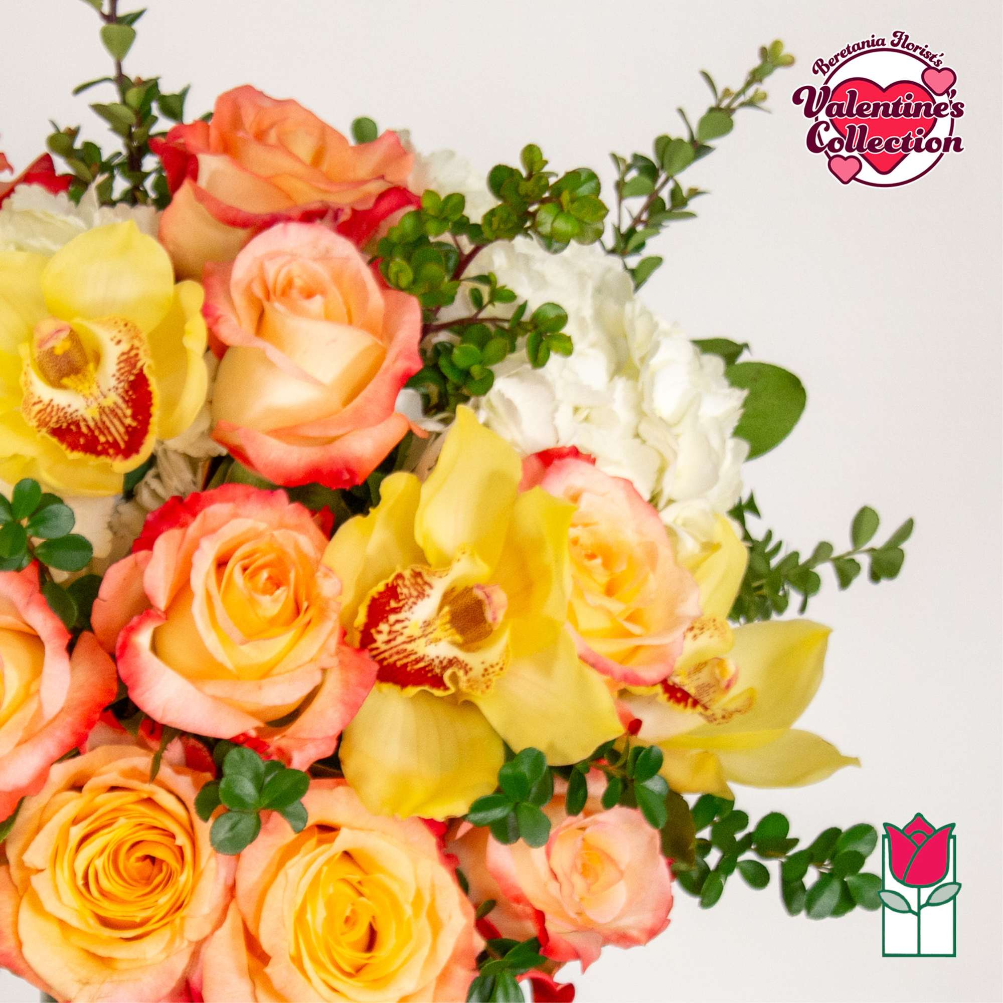 Elevate your space with the Beretania Florist Compact Bouquet, a charming floral