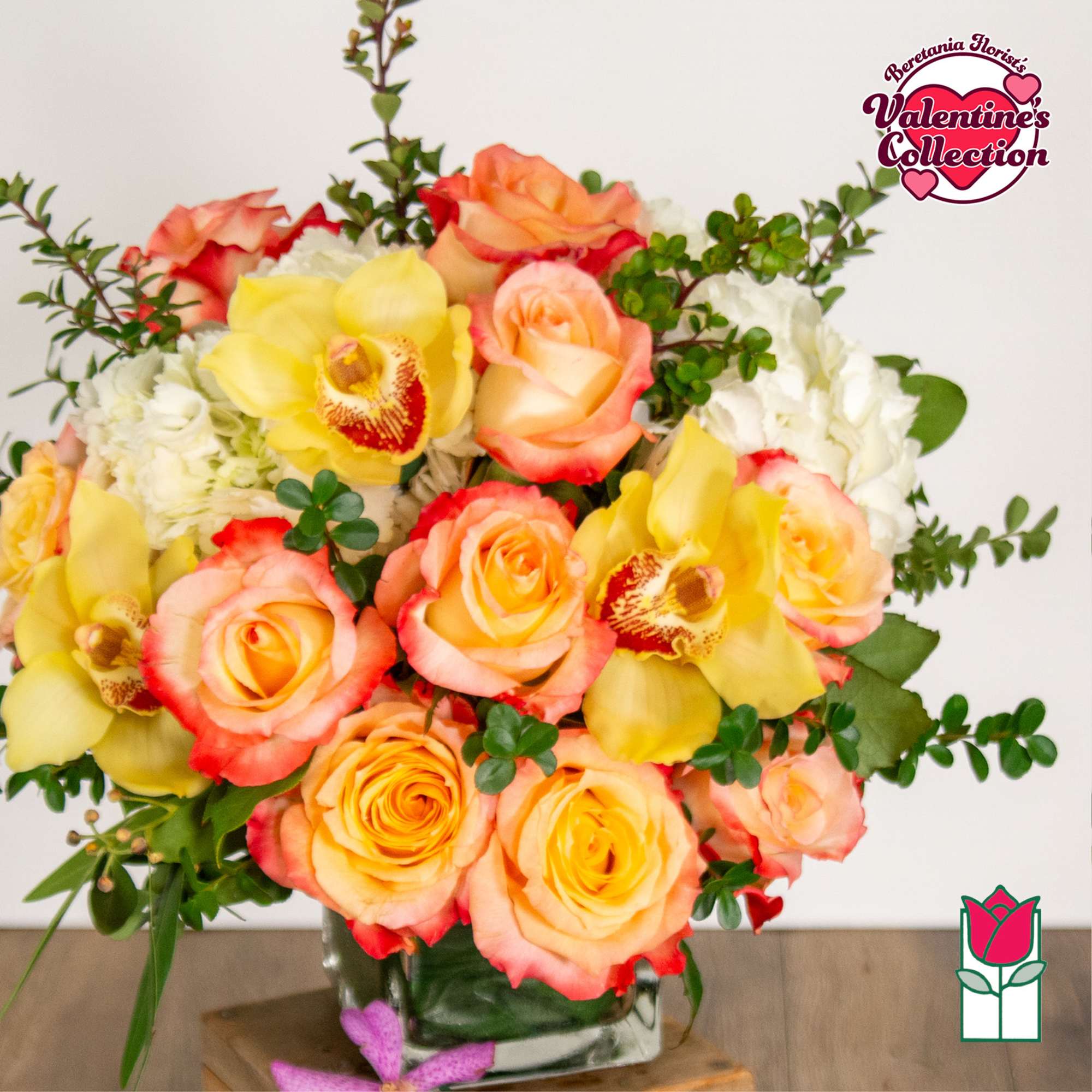 Elevate your space with the Beretania Florist Compact Bouquet, a charming floral