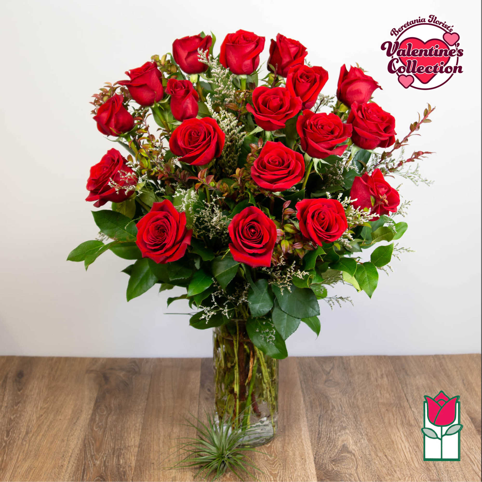 1.5 Dozen Premium Long Stem Red Roses

The Beretania Florist one and a