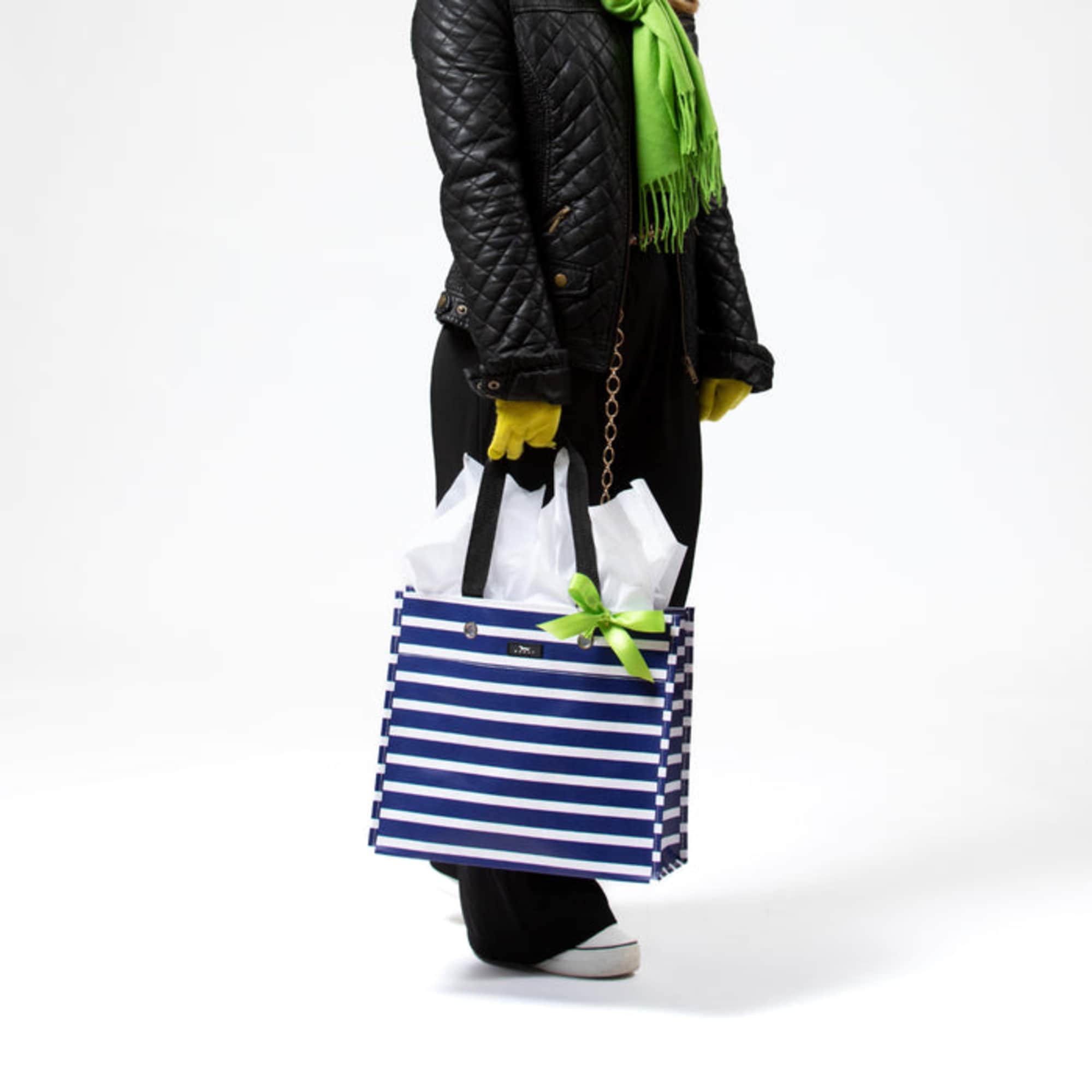 A Scout bag filled with flowers and a balloon too! The Scout