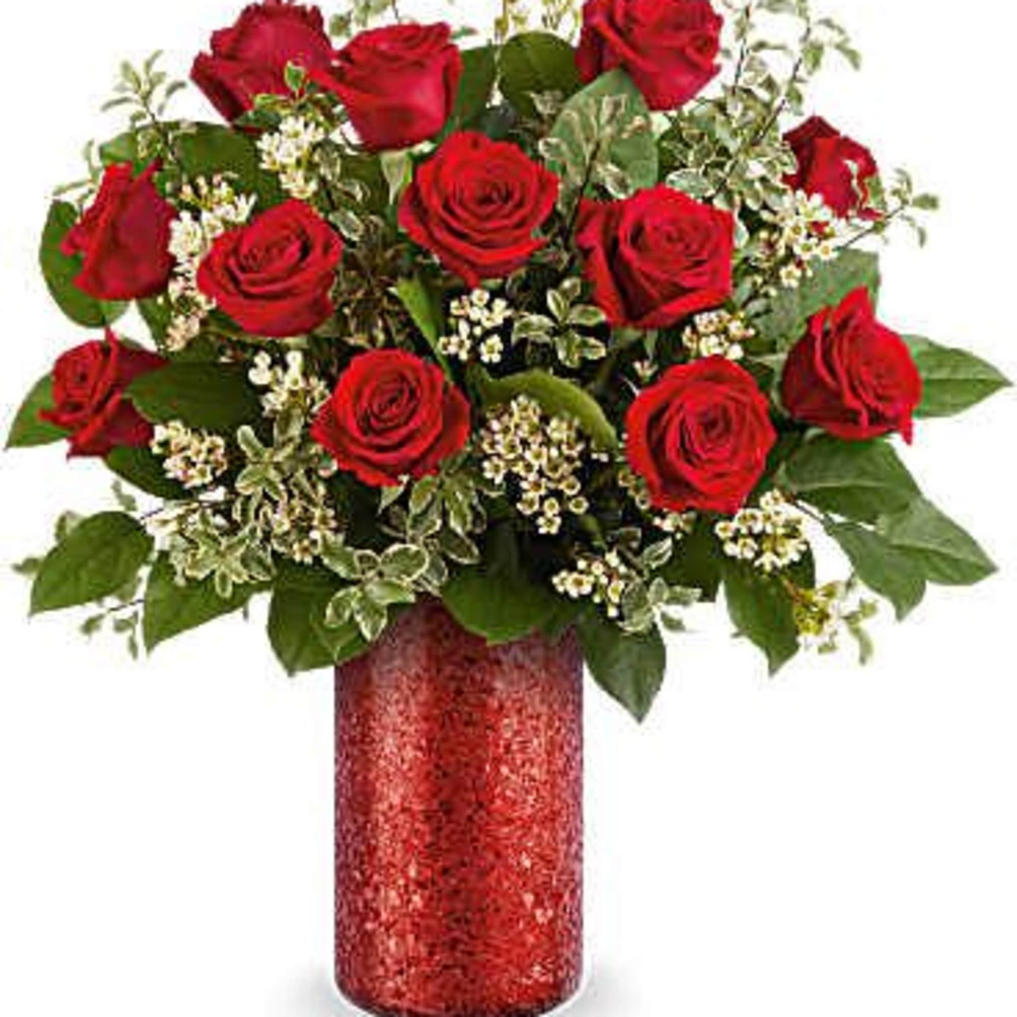 Classic romance never goes out of style. Teleflora's Love Spark Bouquet dazzles