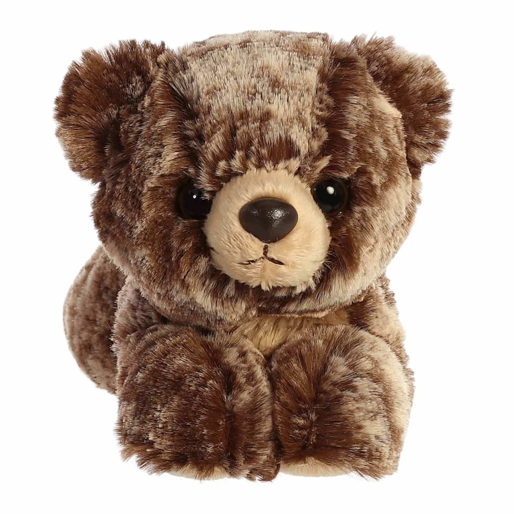 Aurora&rsquo;s Brownie Bear is a sweet and cuddly plush with rich brown