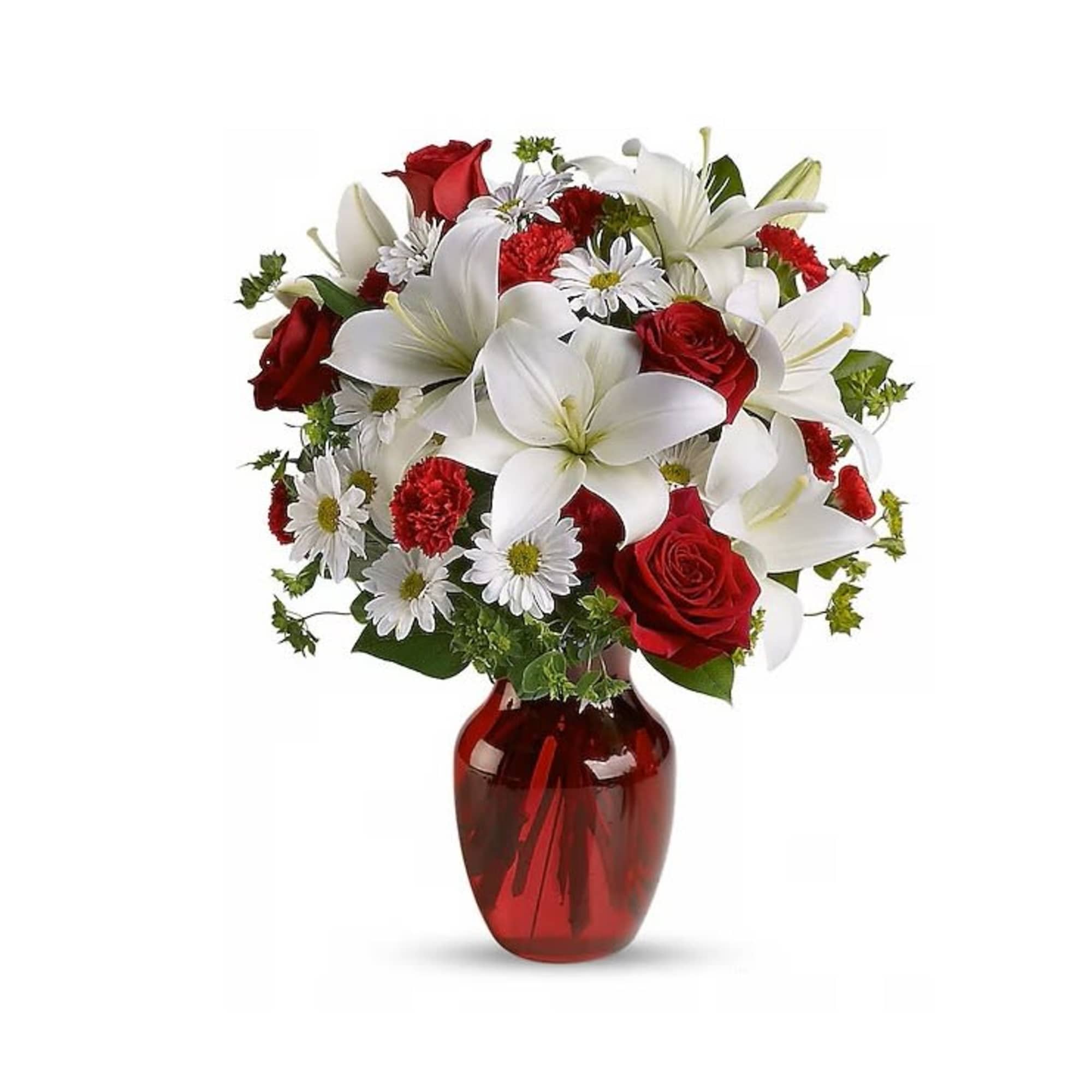 Introducing Be My Love, a romantic floral arrangement of fresh red roses
