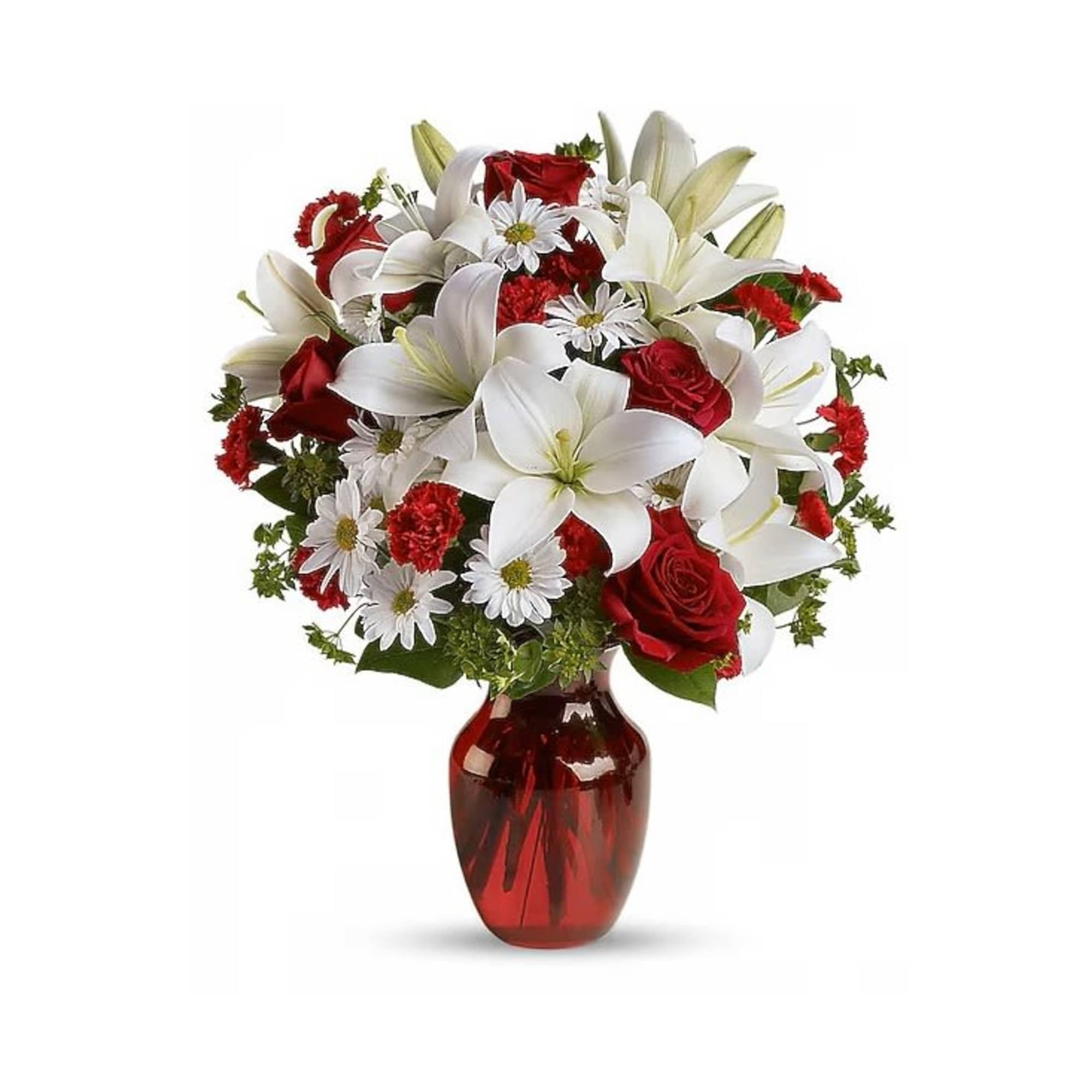 Introducing Be My Love, a romantic floral arrangement of fresh red roses
