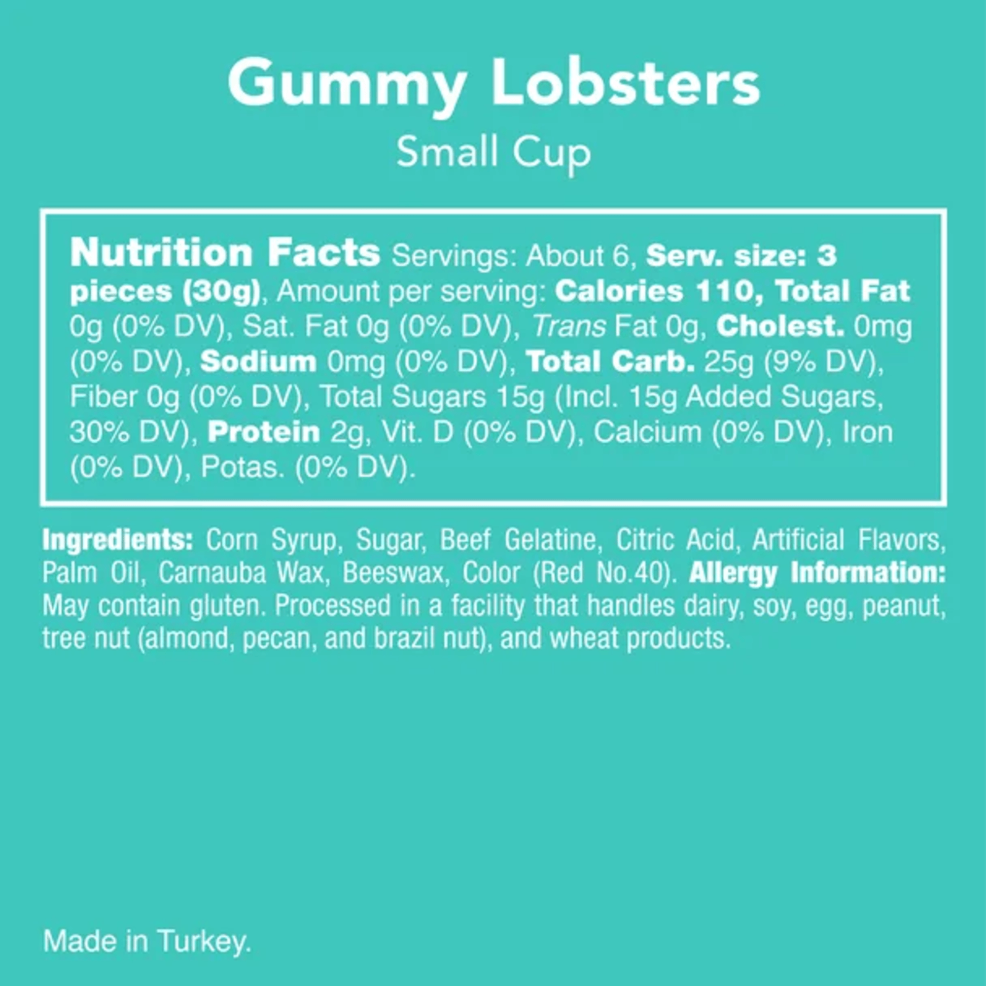 Claws-itively delicious and oceans of fun, these raspberry-flavored gummy lobsters are the